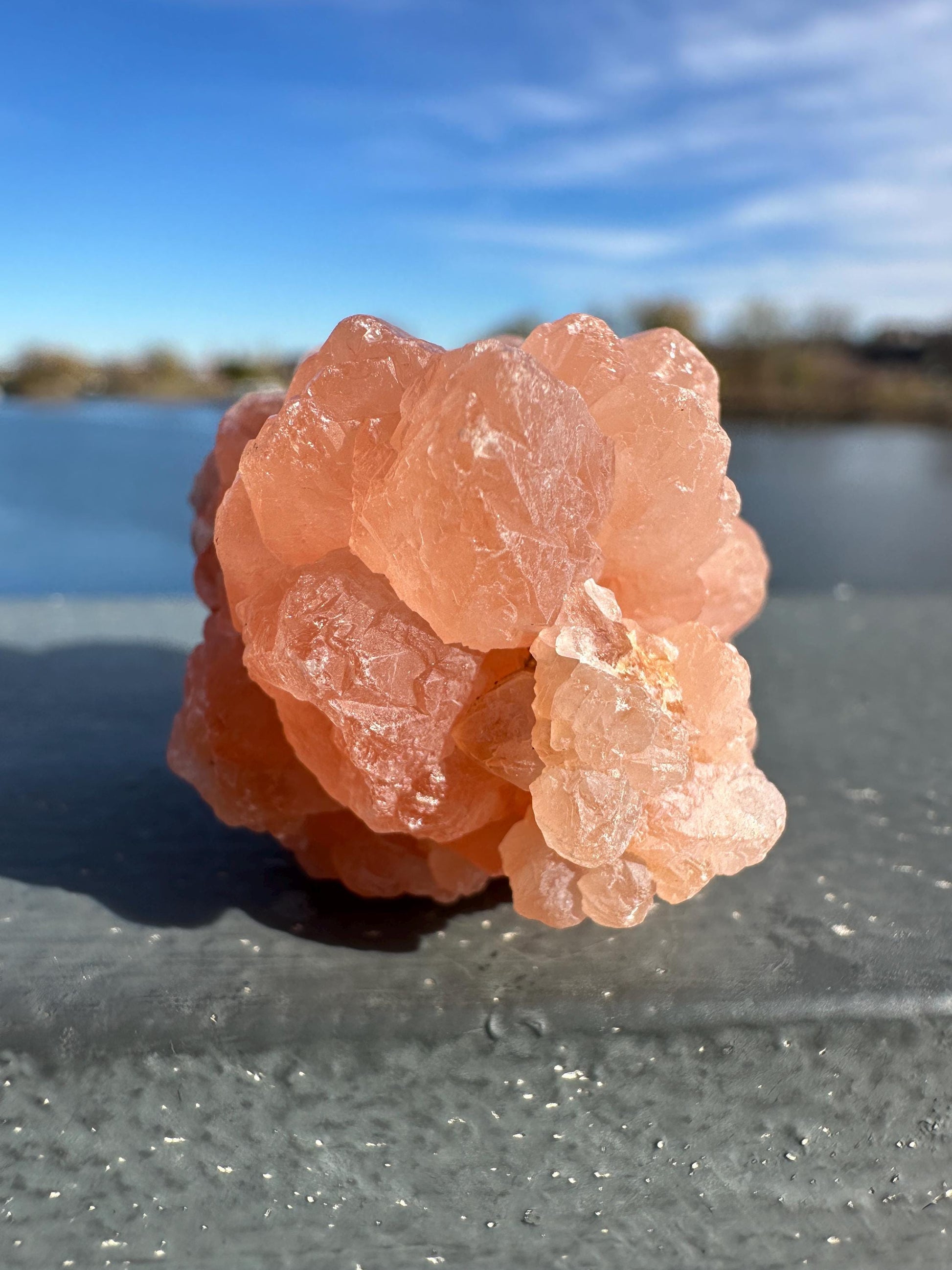 Stunning Pink Flower Quartz Natural Raw Specimen