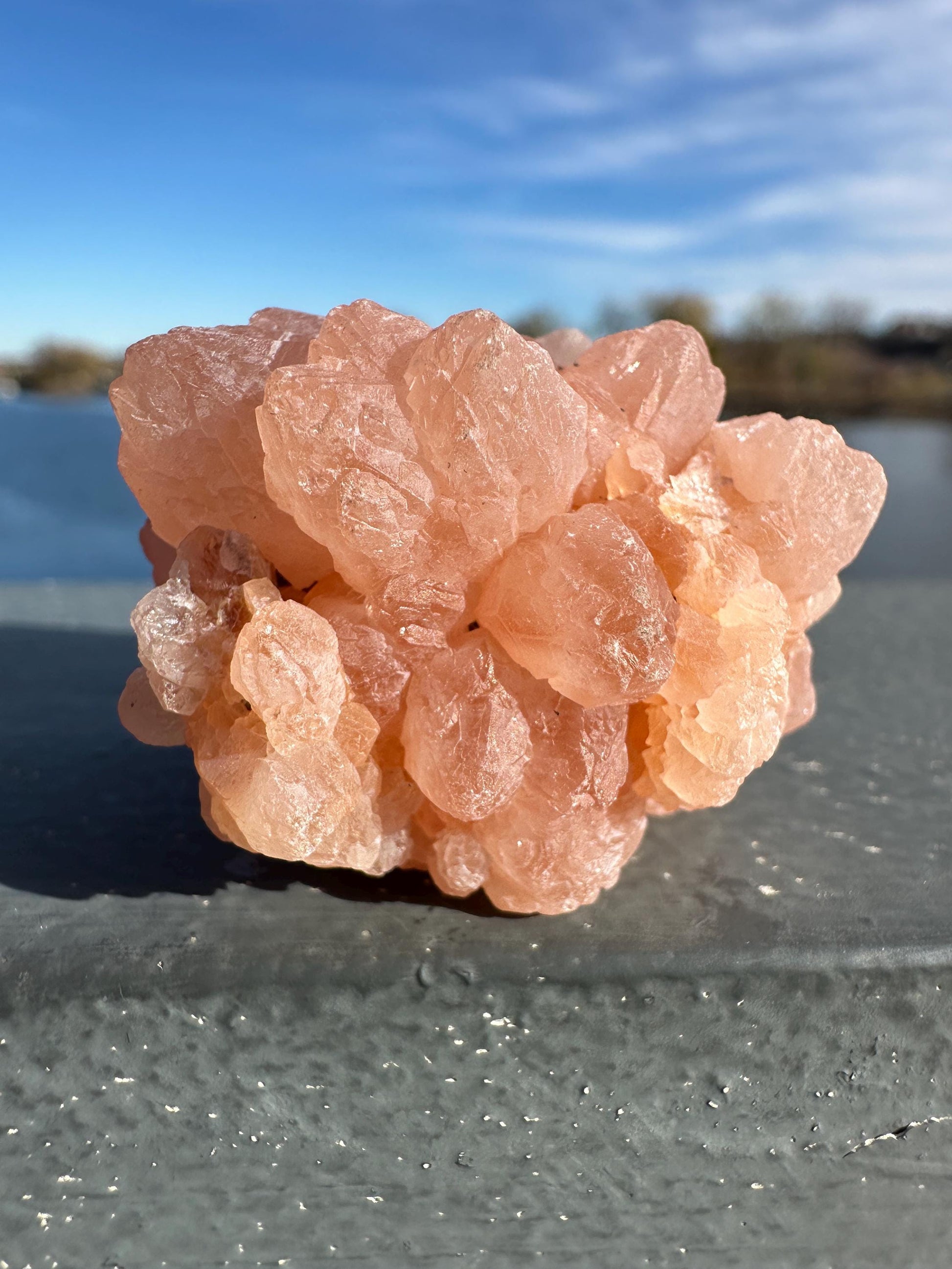 Stunning Pink Flower Quartz Natural Raw Specimen