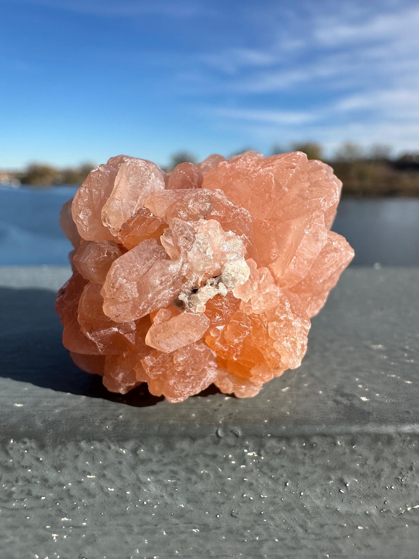 Stunning Pink Flower Quartz Natural Raw Specimen