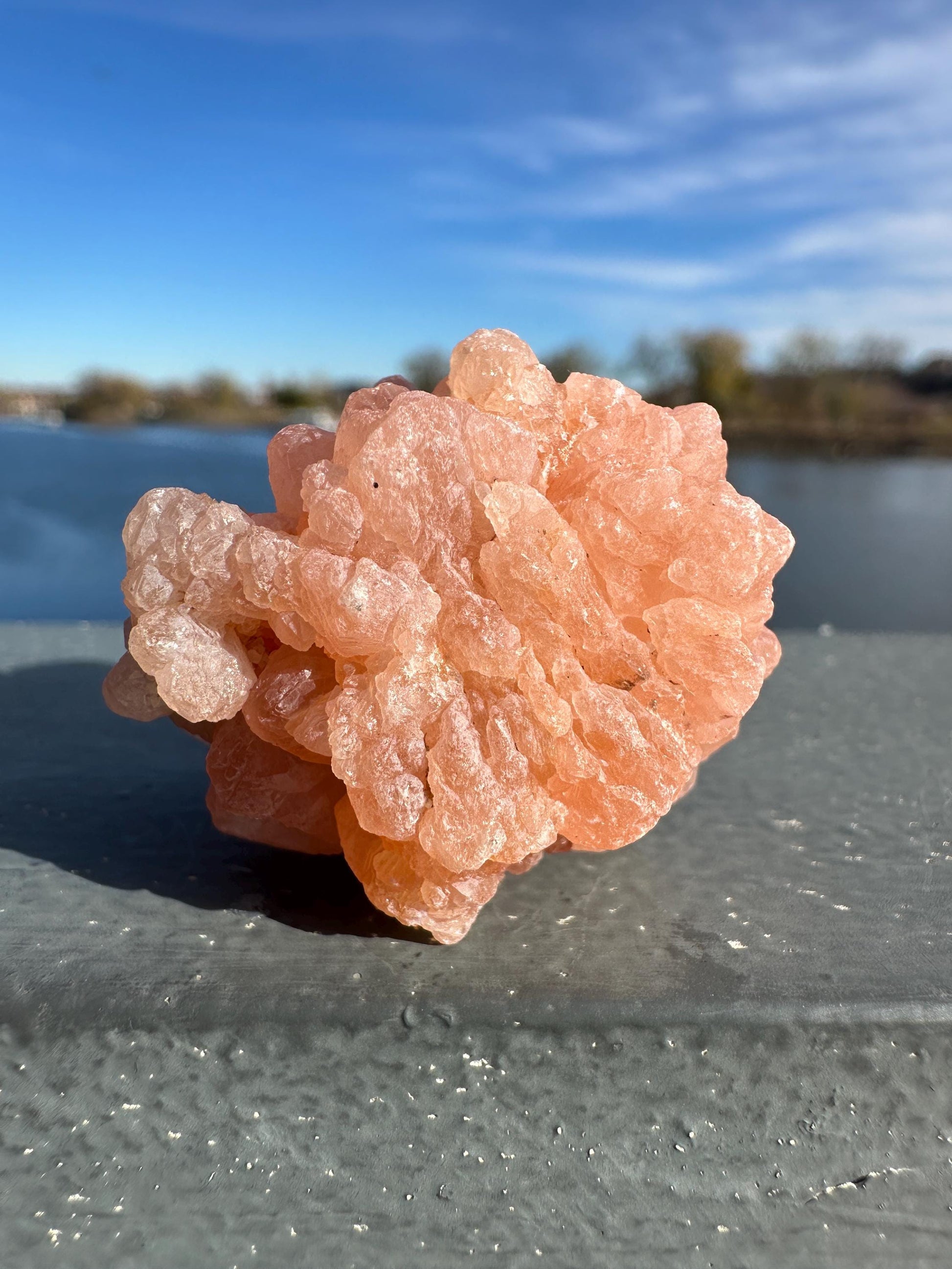 Stunning Pink Flower Quartz Natural Raw Specimen