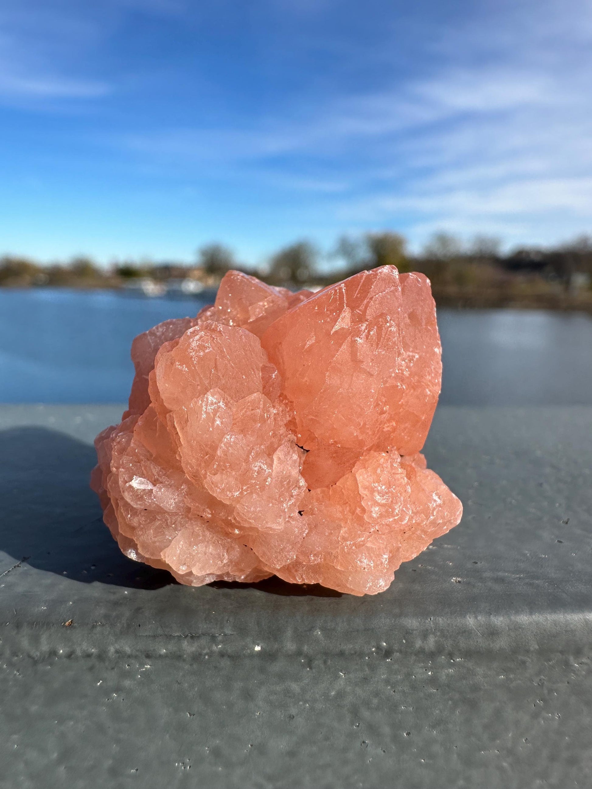 Stunning Pink Flower Quartz Natural Raw Specimen