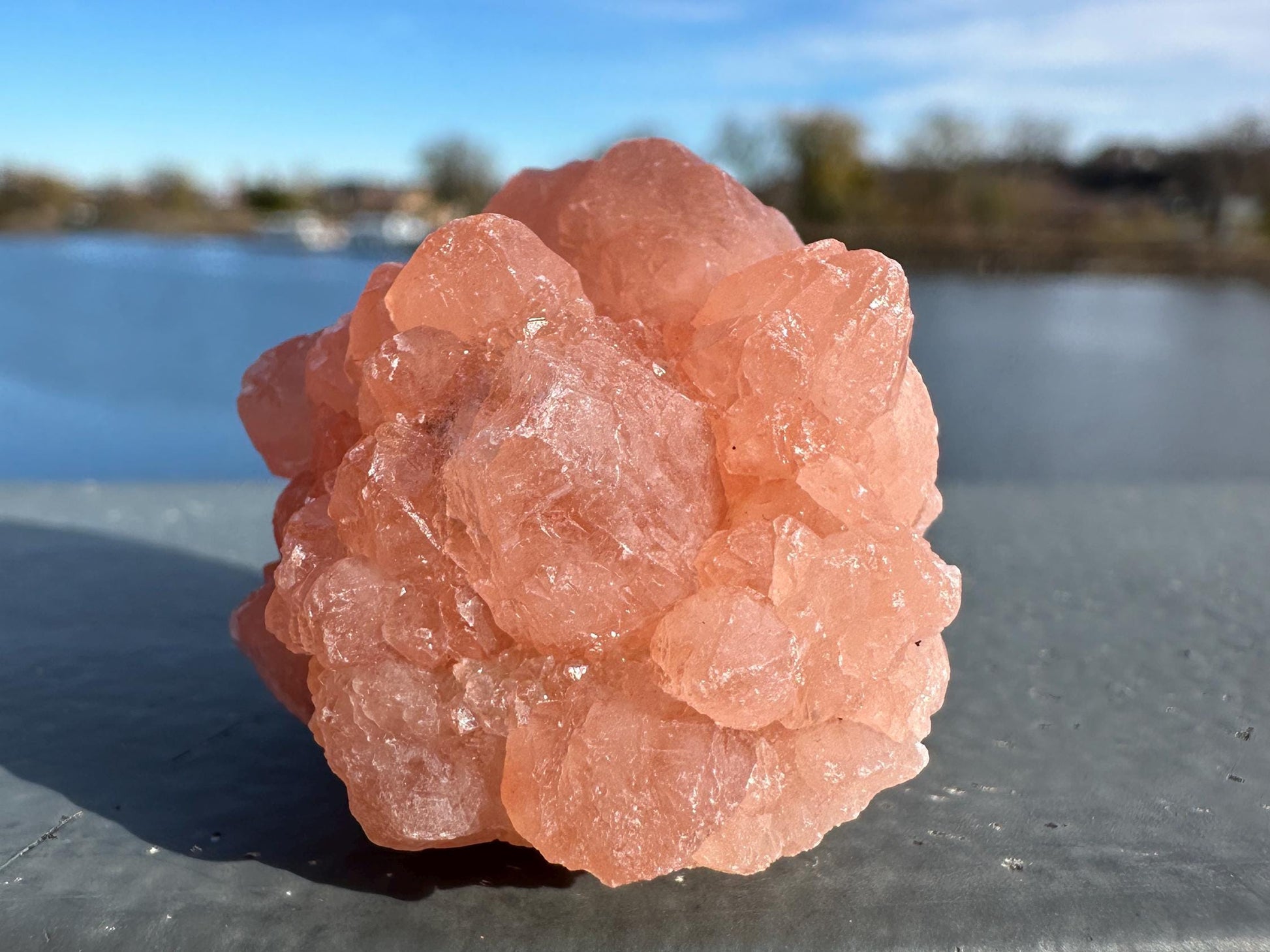 Stunning Pink Flower Quartz Natural Raw Specimen