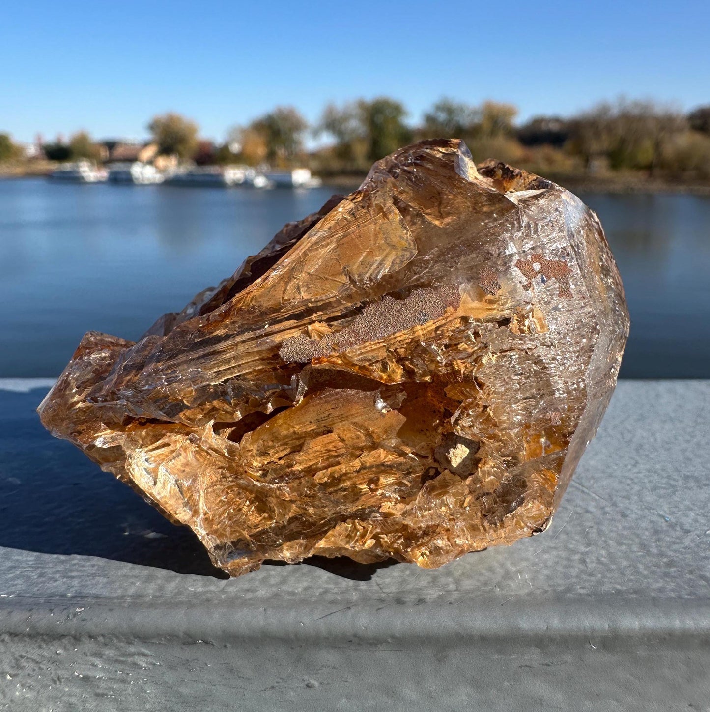 Himalayan Skeletal Quartz | Elestial Quartz | Fenster Quartz Crystal With Brown Clay Inclusions | Window Quartz