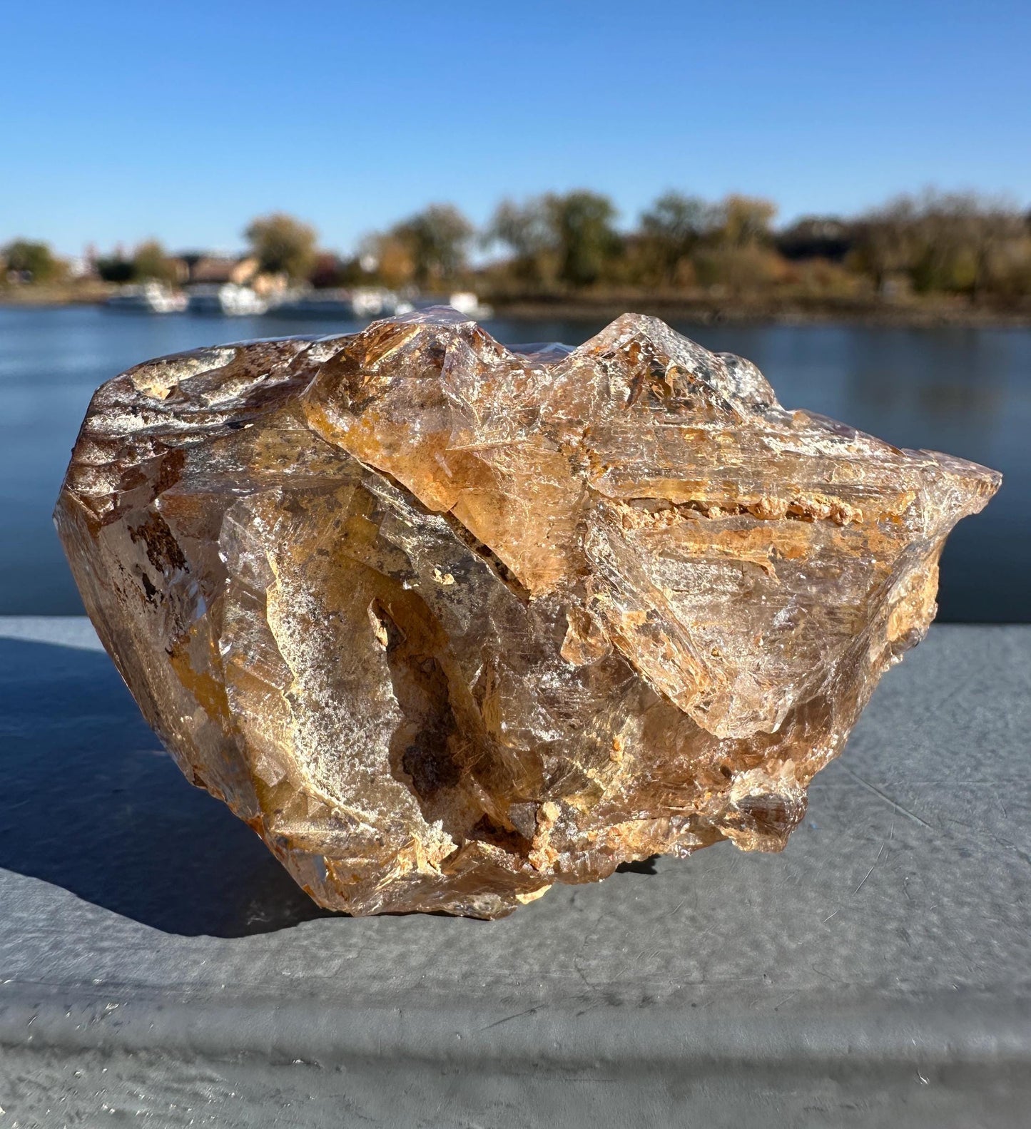 Himalayan Skeletal Quartz | Elestial Quartz | Fenster Quartz Crystal With Brown Clay Inclusions | Window Quartz