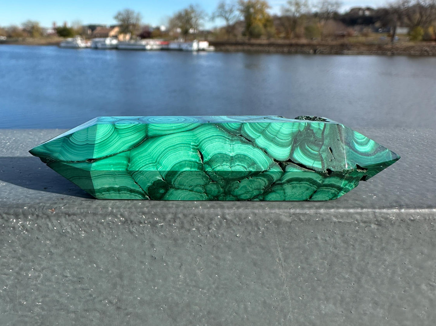 Stunning Malachite DT Carving | Manifestation | Transformation | Love | Protection | Abundance | Altar | Meditation