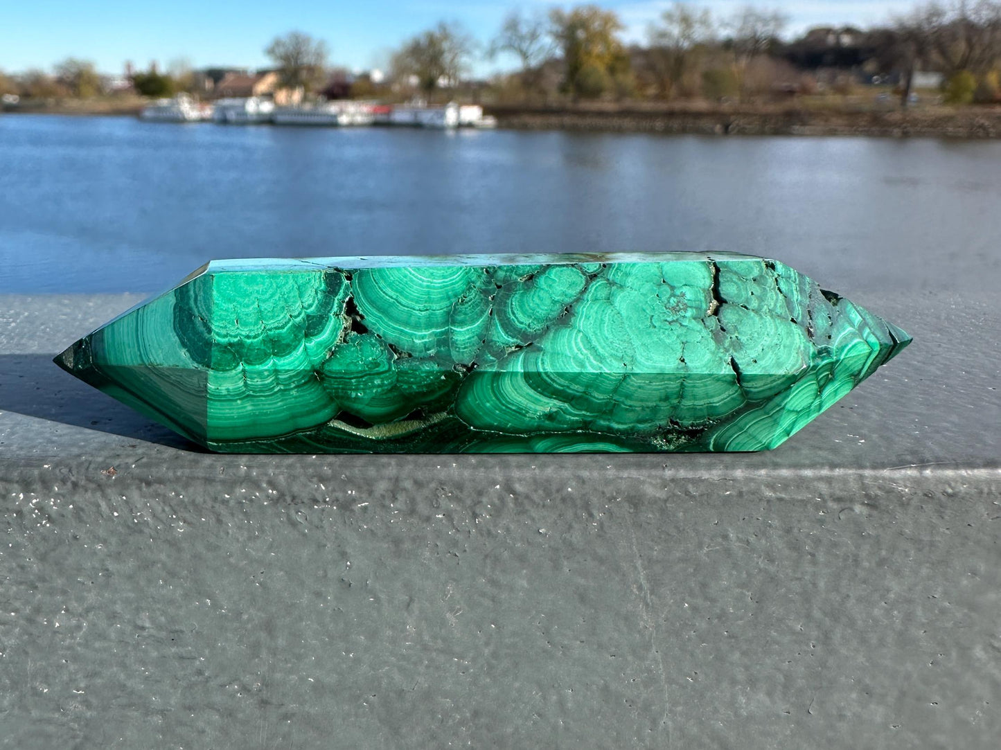 Stunning Malachite DT Carving | Manifestation | Transformation | Love | Protection | Abundance | Altar | Meditation