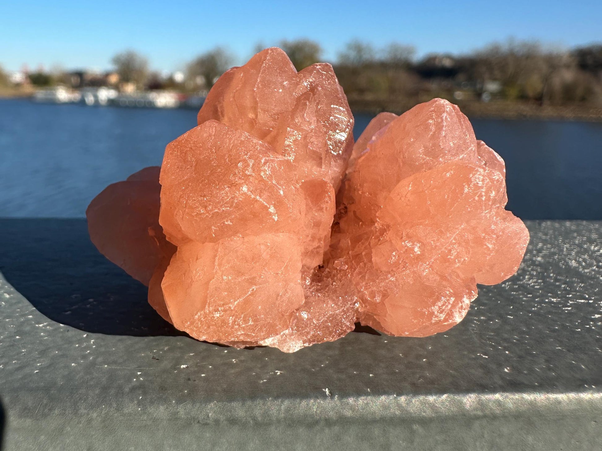 Stunning Pink Flower Quartz Natural Raw Specimen