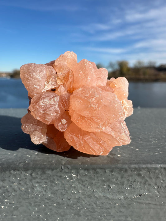 Stunning Pink Flower Quartz Natural Raw Specimen