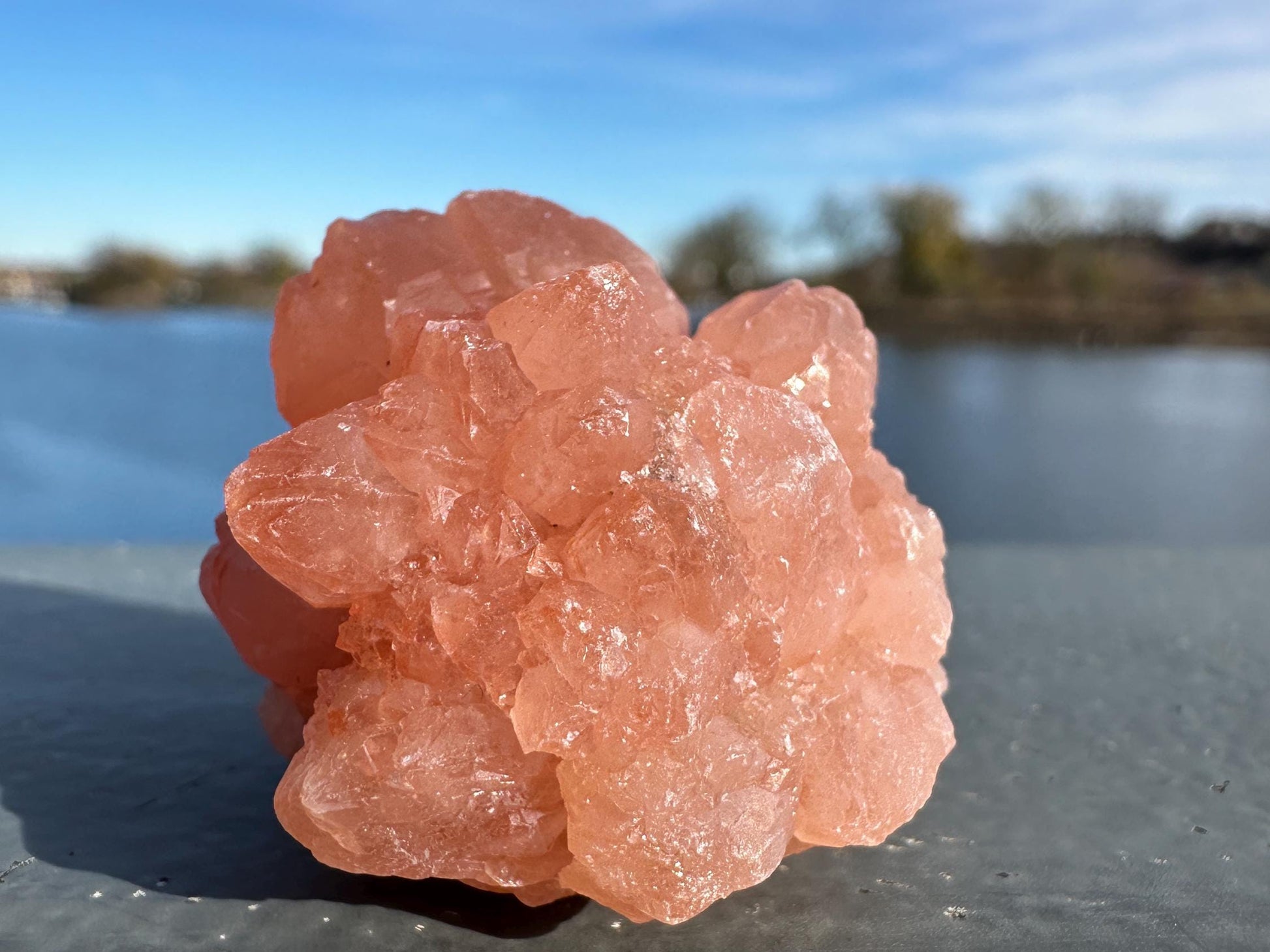 Stunning Pink Flower Quartz Natural Raw Specimen