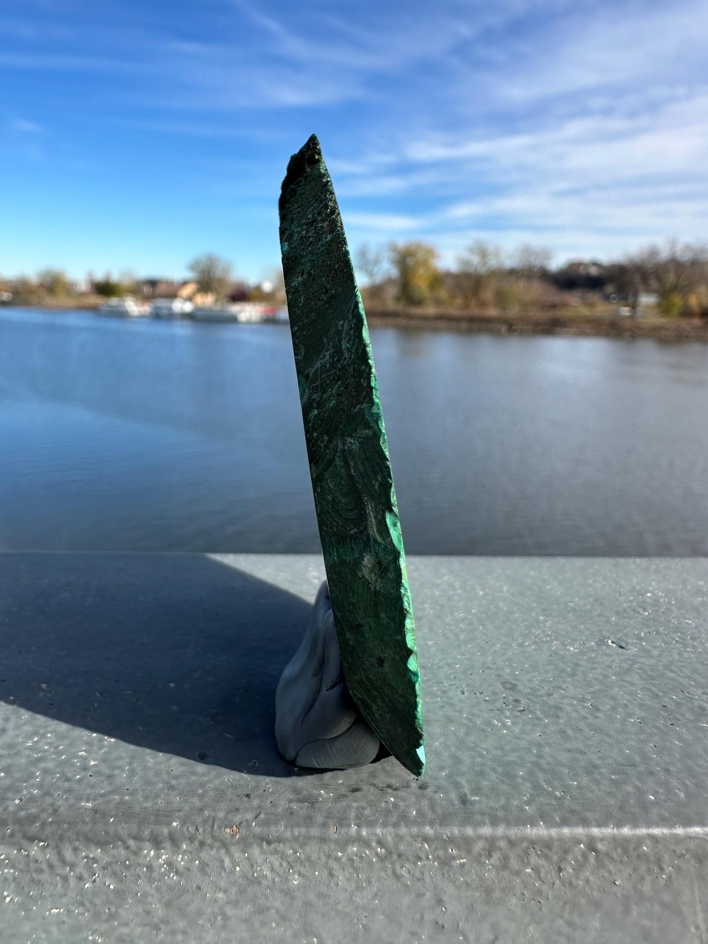 Stunning Malachite Polished Slab | Manifestation | Transformation | Love | Protection | Abundance | Altar | Meditation