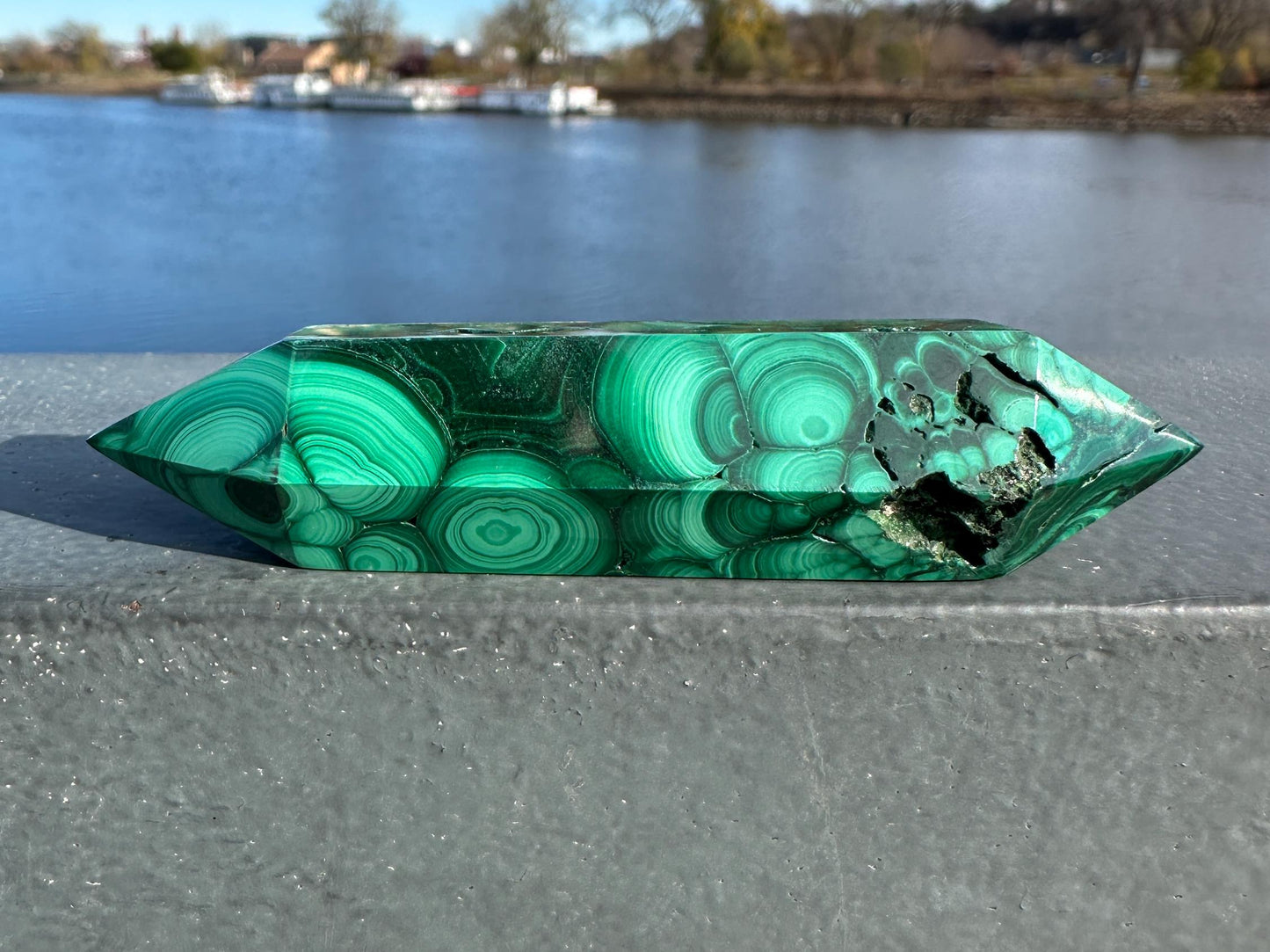 Stunning Malachite DT Carving | Manifestation | Transformation | Love | Protection | Abundance | Altar | Meditation