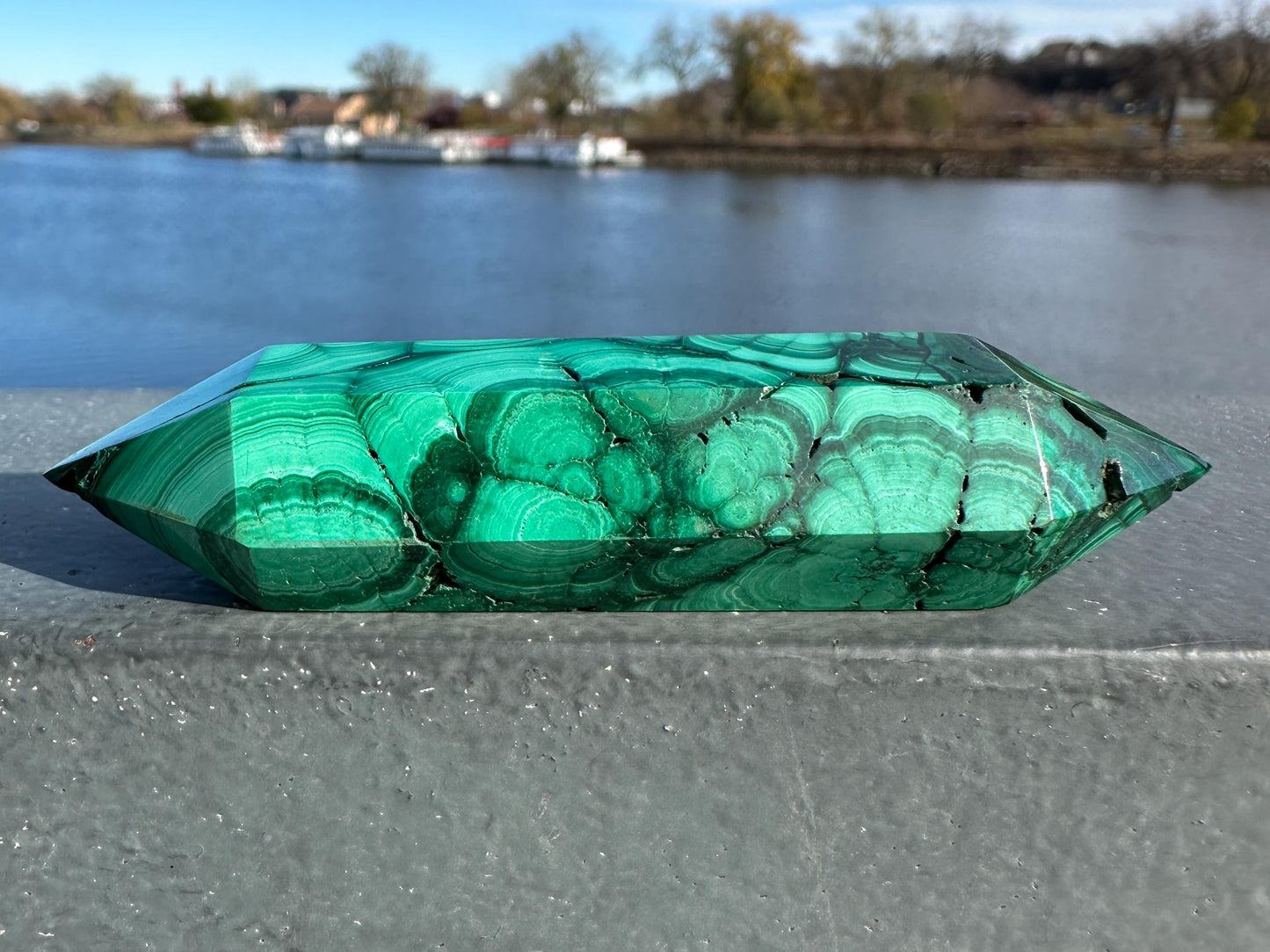 Stunning Malachite DT Carving | Manifestation | Transformation | Love | Protection | Abundance | Altar | Meditation