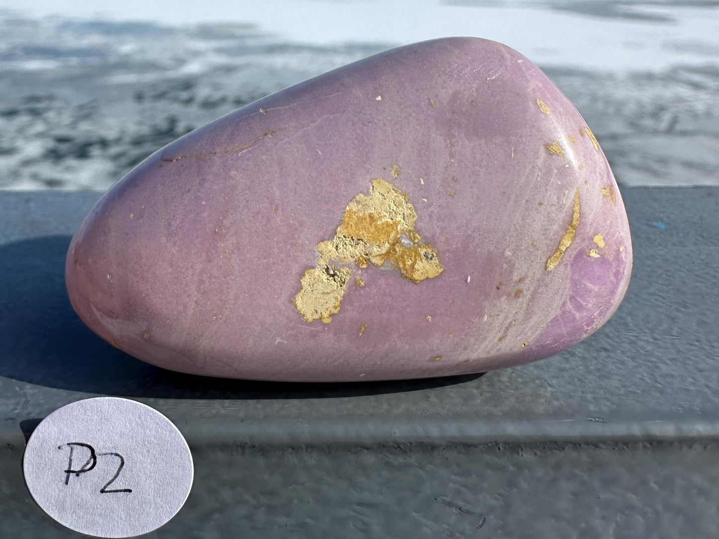 Gorgeous Natural Phosphosiderite Polished Stone Freeform