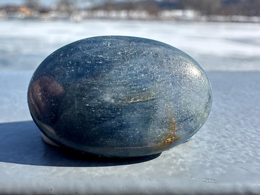 Blue Sapphire Polished Small Palm Stone