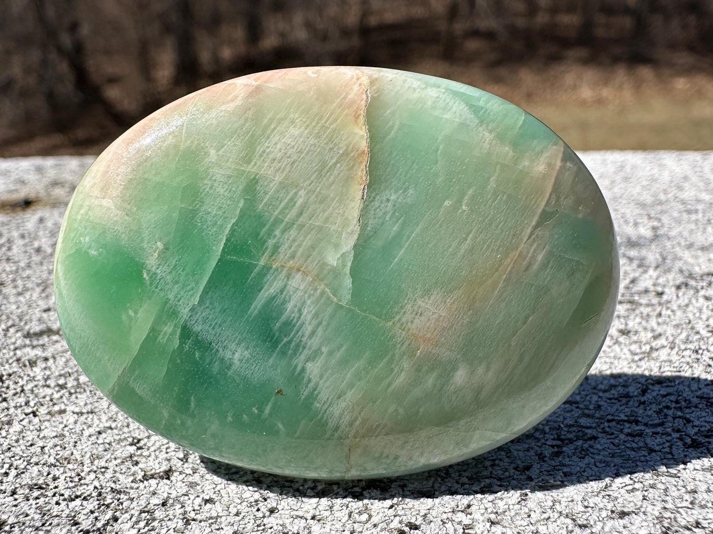 Gorgeous Rare Green & Pink "Parrot" Moonstone from India | Tucson Exclusive