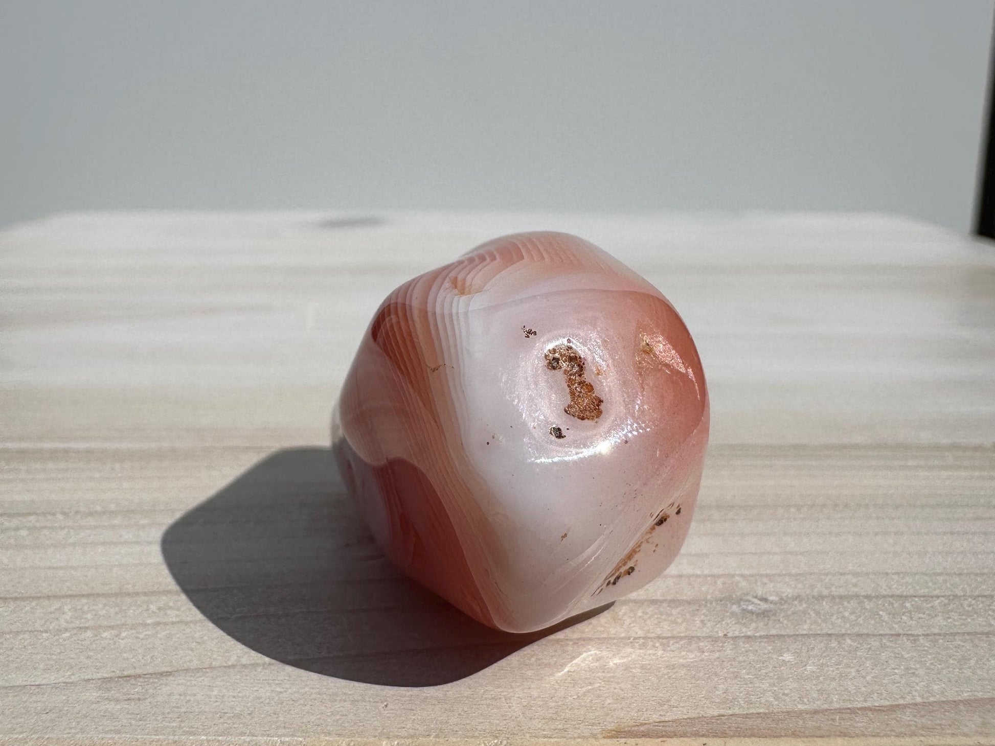 XL Apricot Agate Tumbled Stone