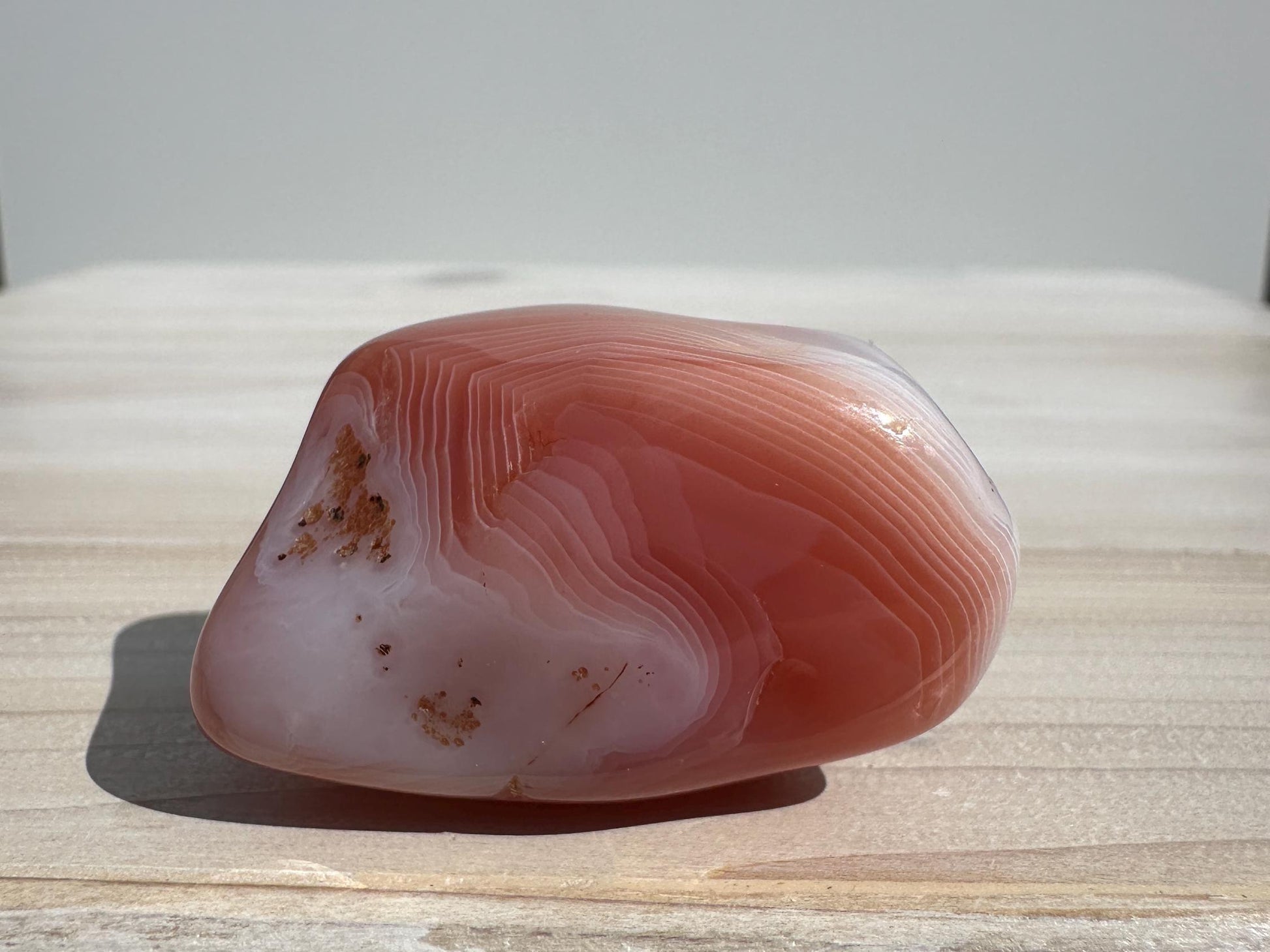 XL Apricot Agate Tumbled Stone
