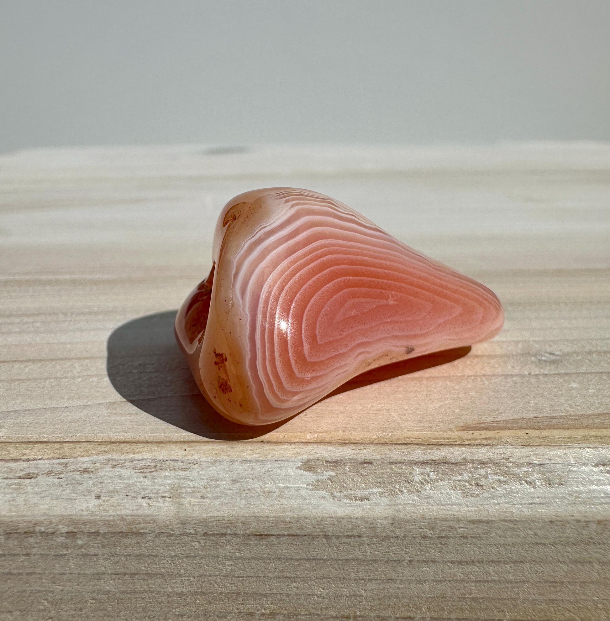 XL Apricot Agate Tumbled Stone