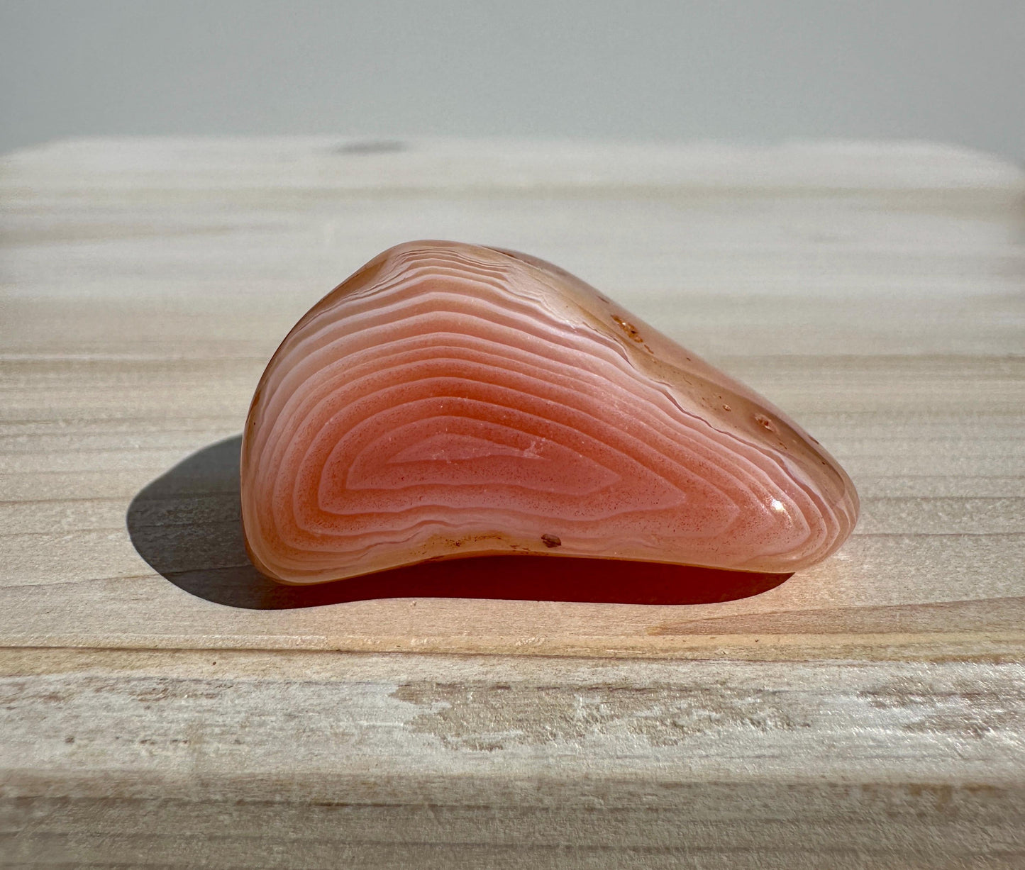 XL Apricot Agate Tumbled Stone