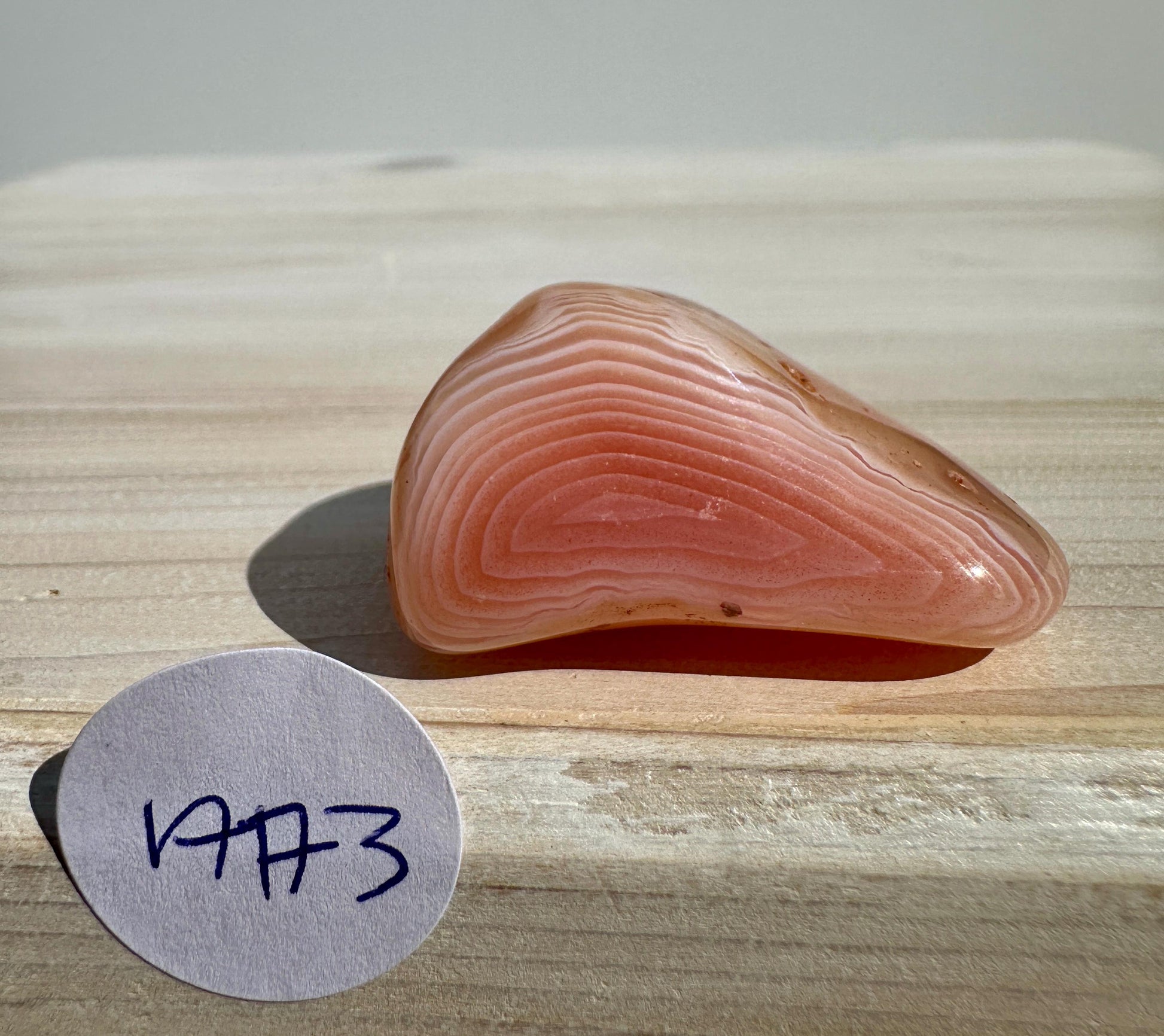 XL Apricot Agate Tumbled Stone