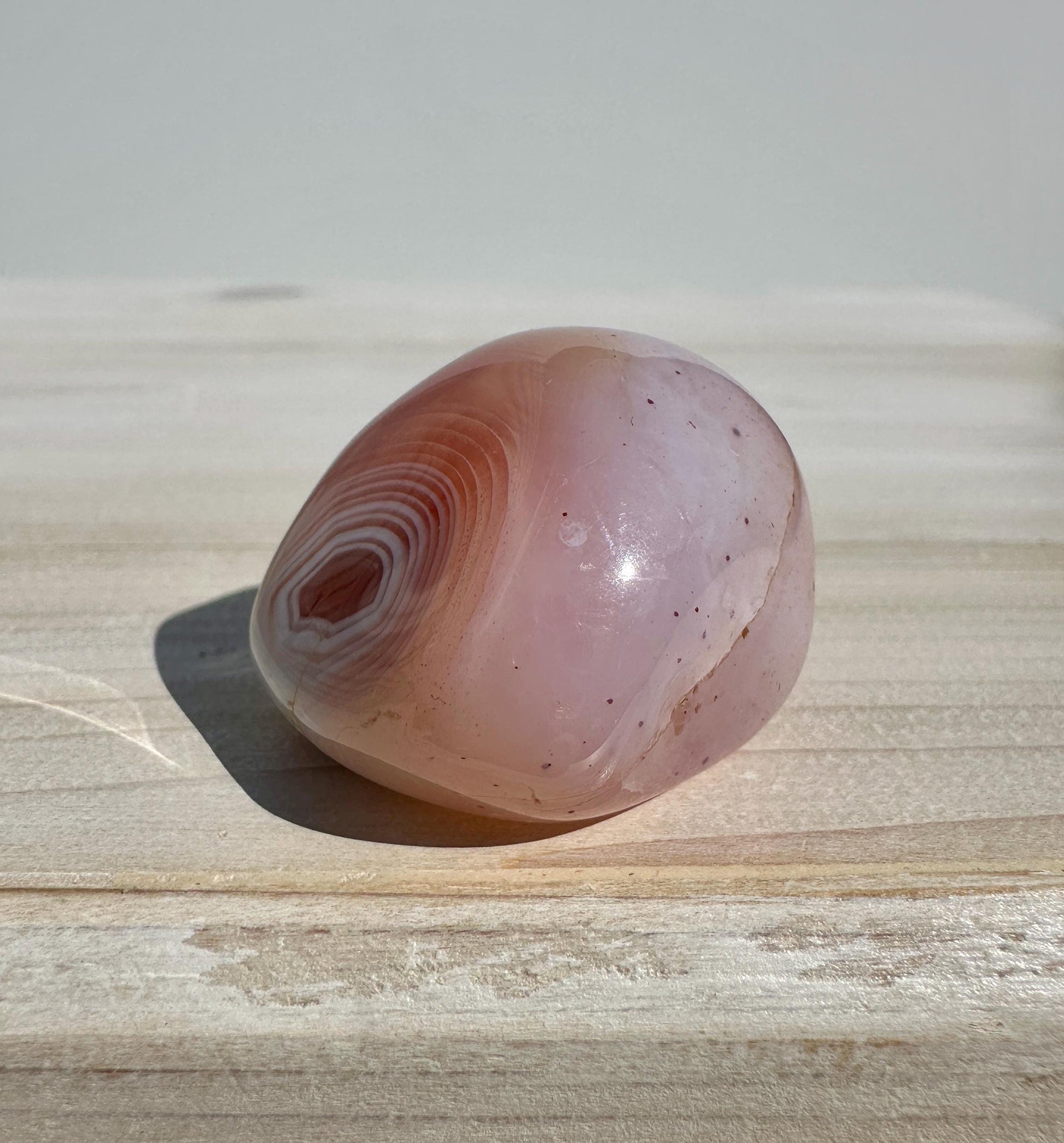 XL Apricot Agate Tumbled Stone