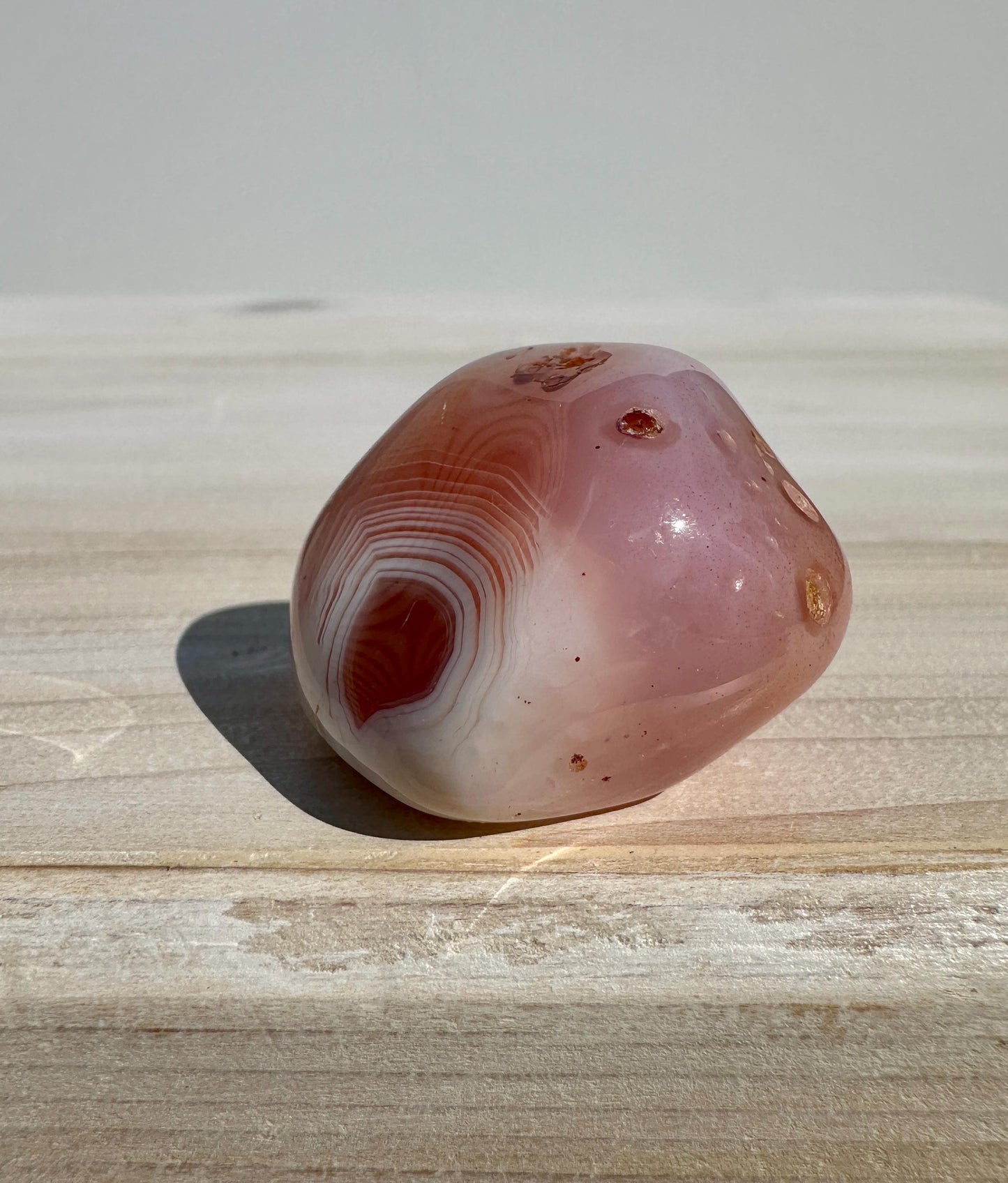 XL Apricot Agate Tumbled Stone