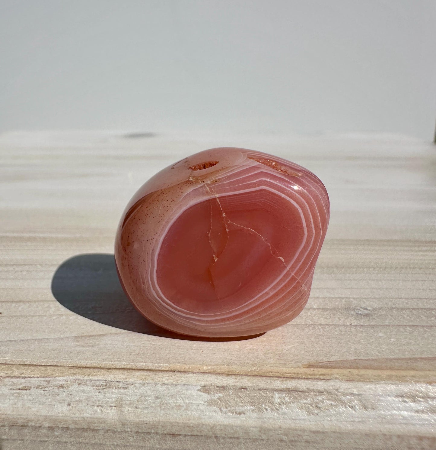 XL Apricot Agate Tumbled Stone