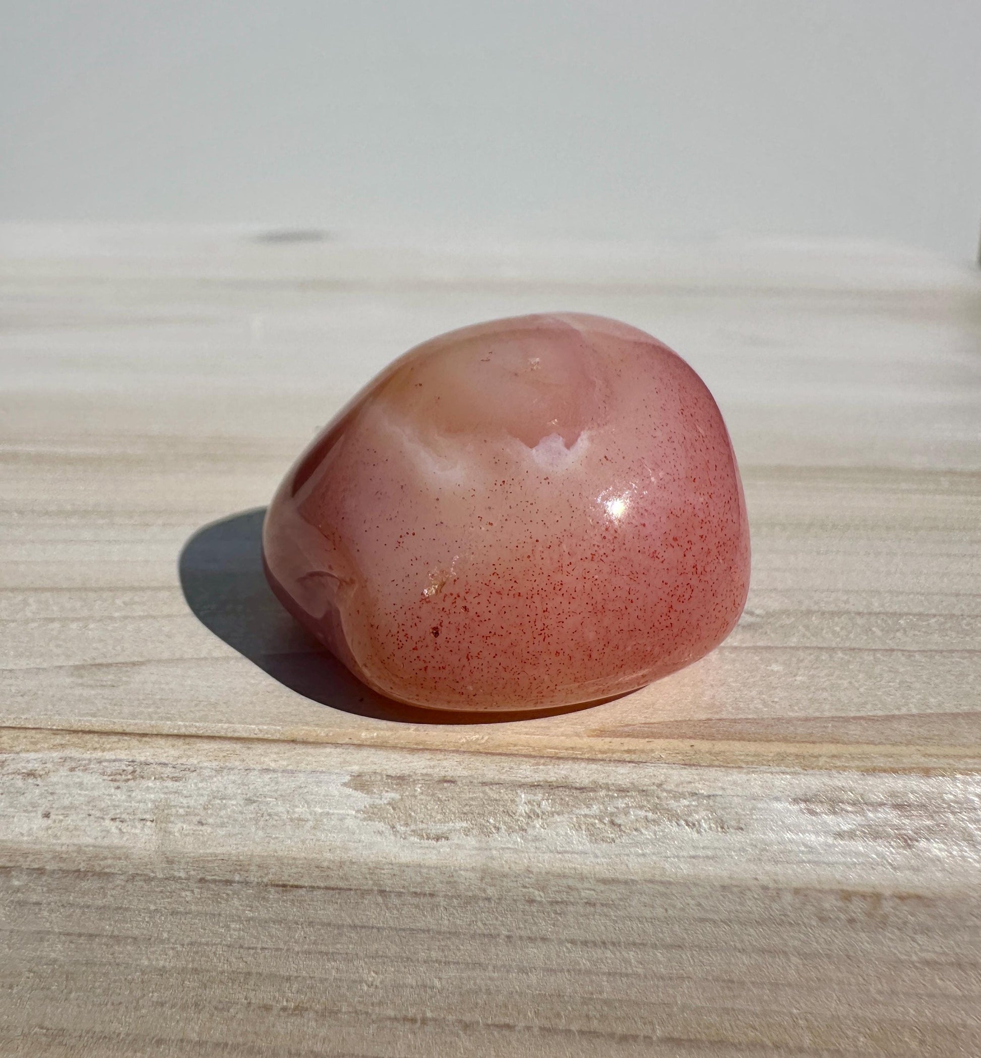 XL Apricot Agate Tumbled Stone