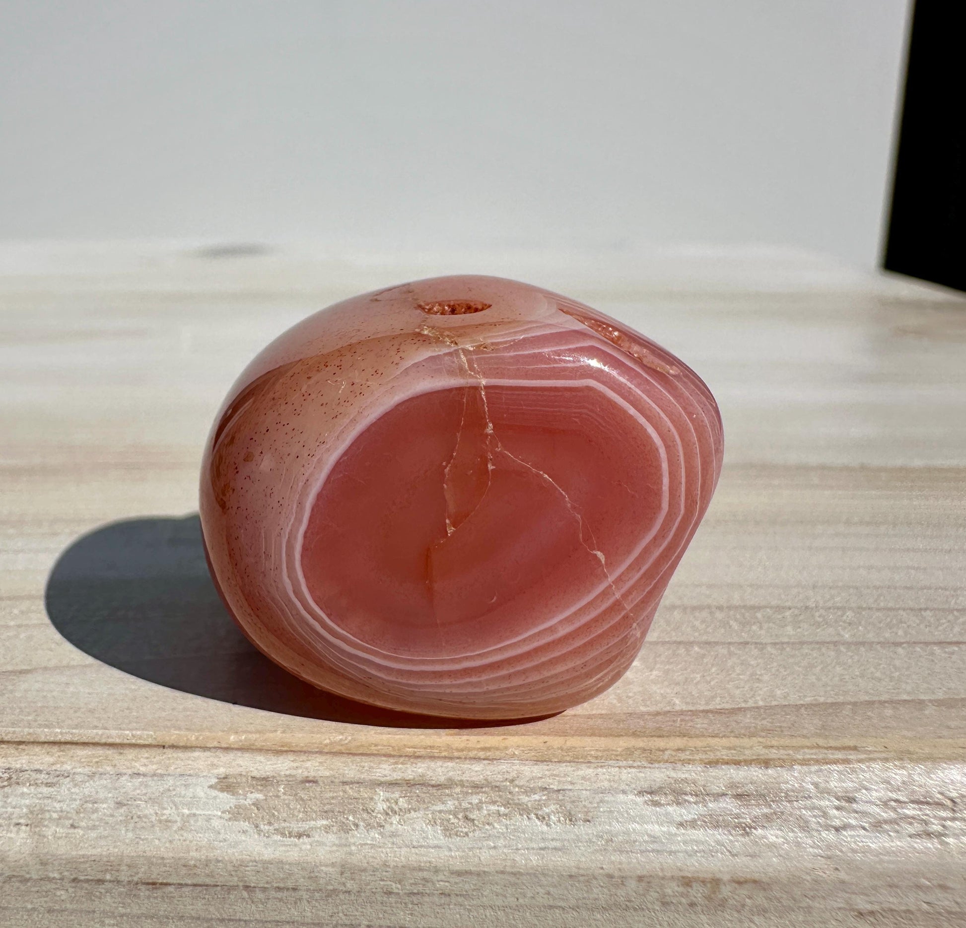 XL Apricot Agate Tumbled Stone