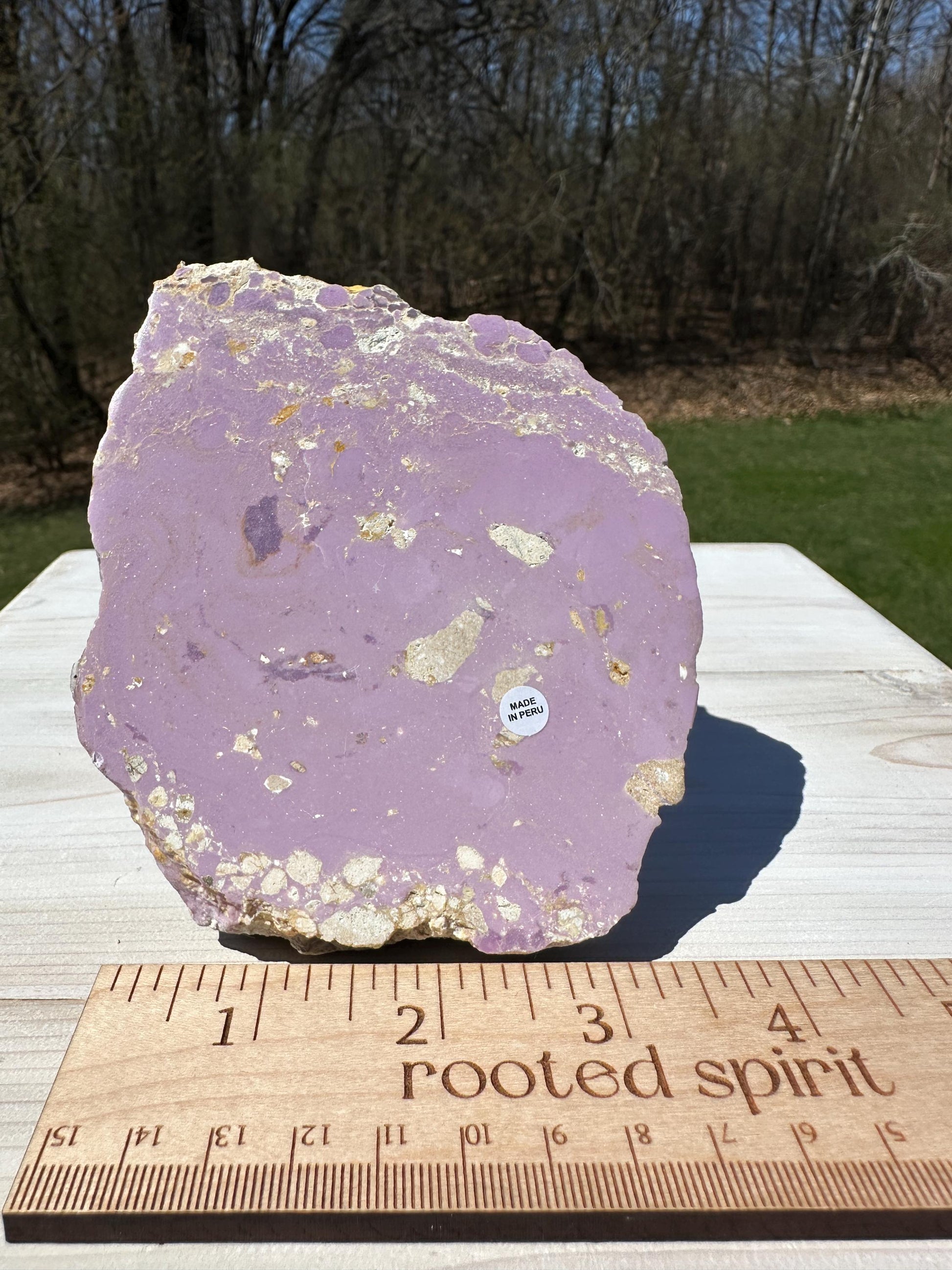 Gorgeous Natural Phosphosiderite Polished Slab from Peru