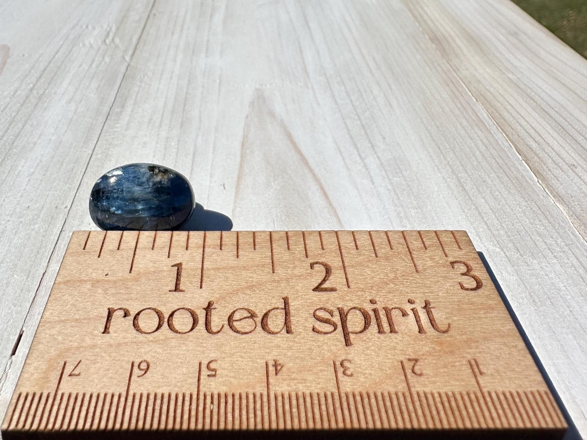 Gorgeous High Quality Polished Blue Kyanite Mini Palm Stone from Nepal