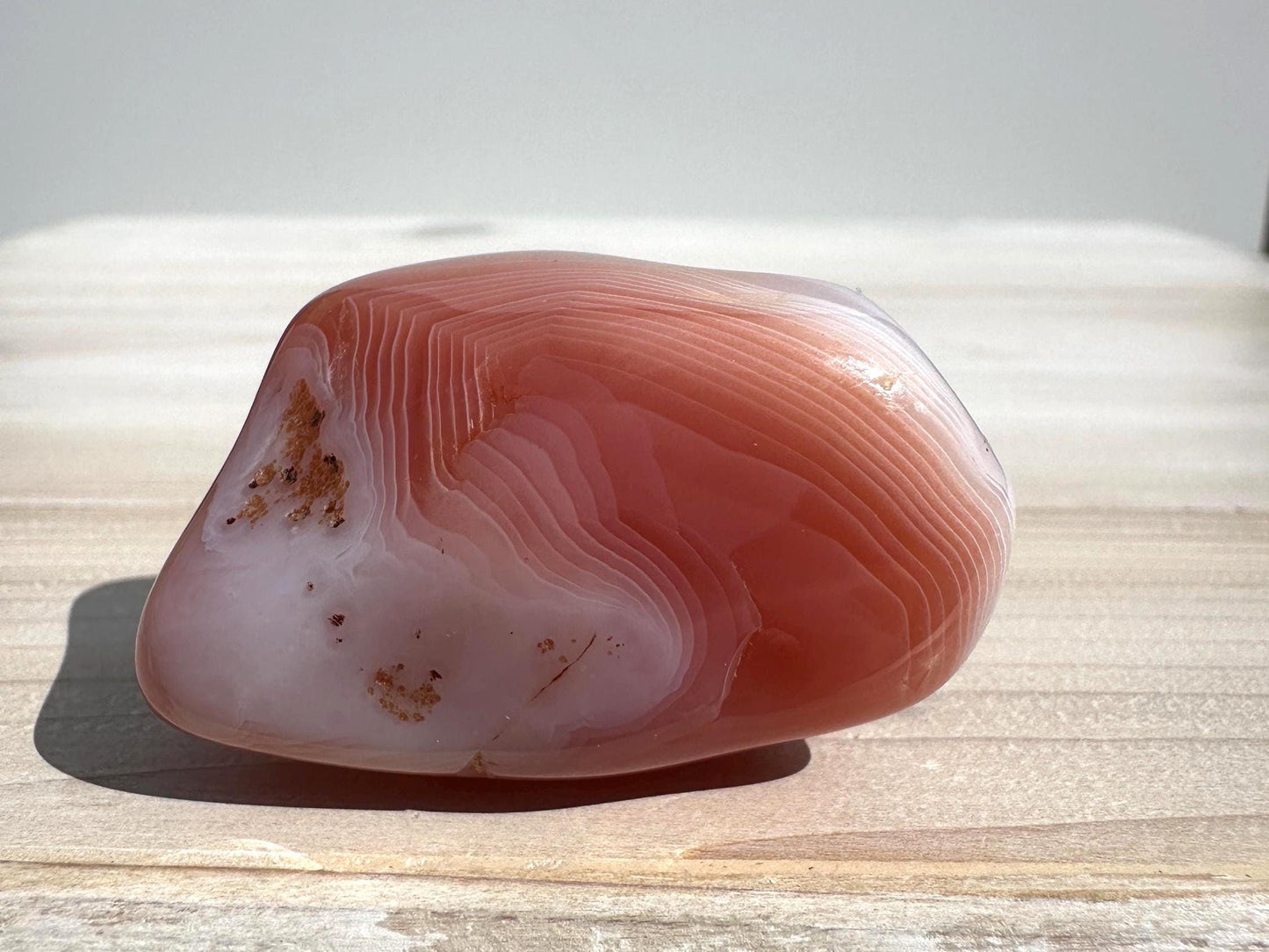 XL Apricot Agate Tumbled Stone