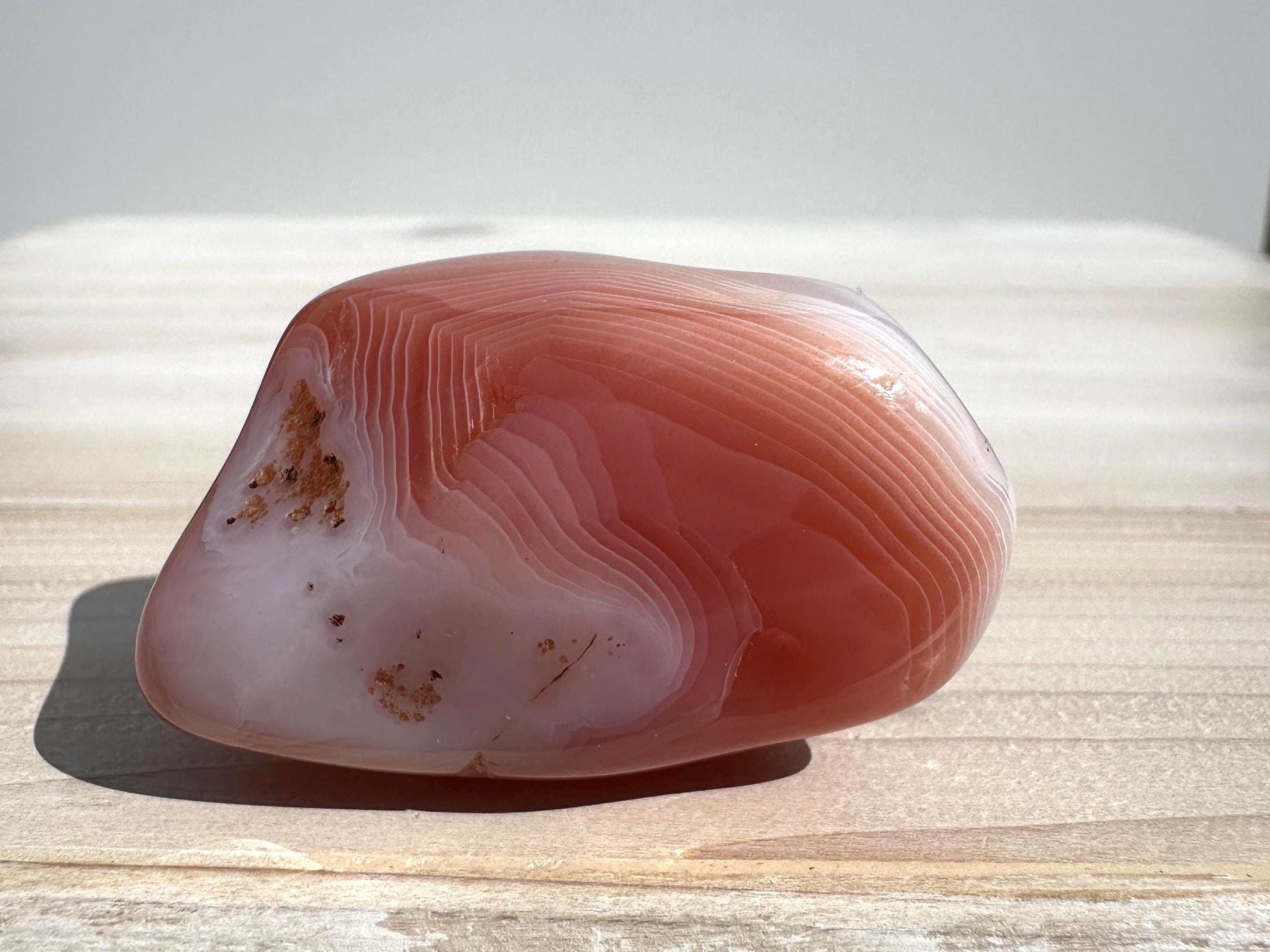 XL Apricot Agate Tumbled Stone