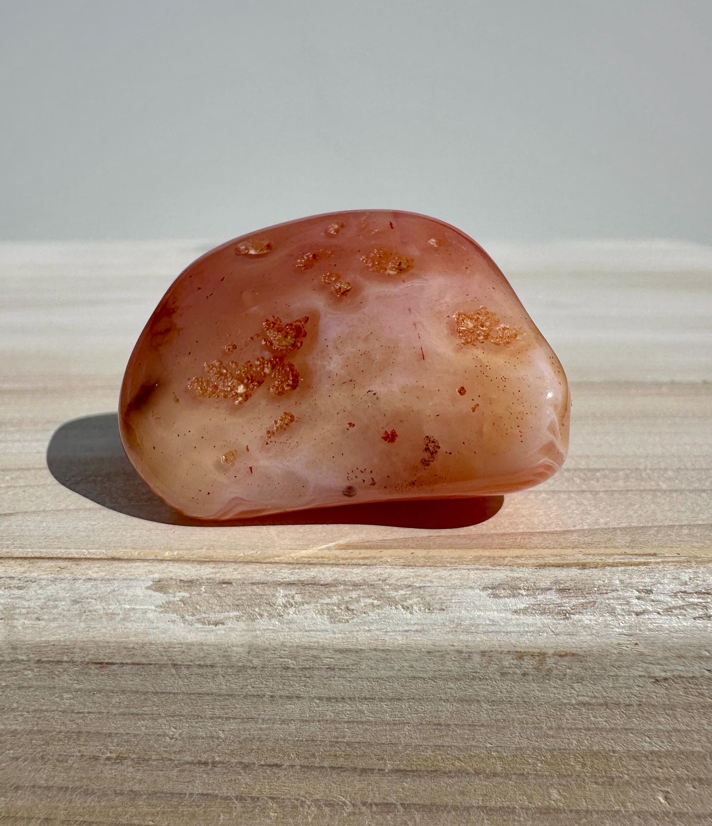 XL Apricot Agate Tumbled Stone