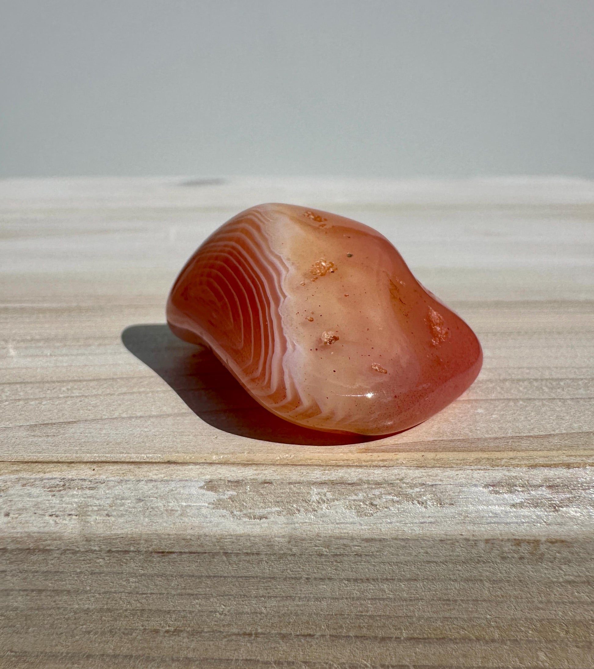 XL Apricot Agate Tumbled Stone