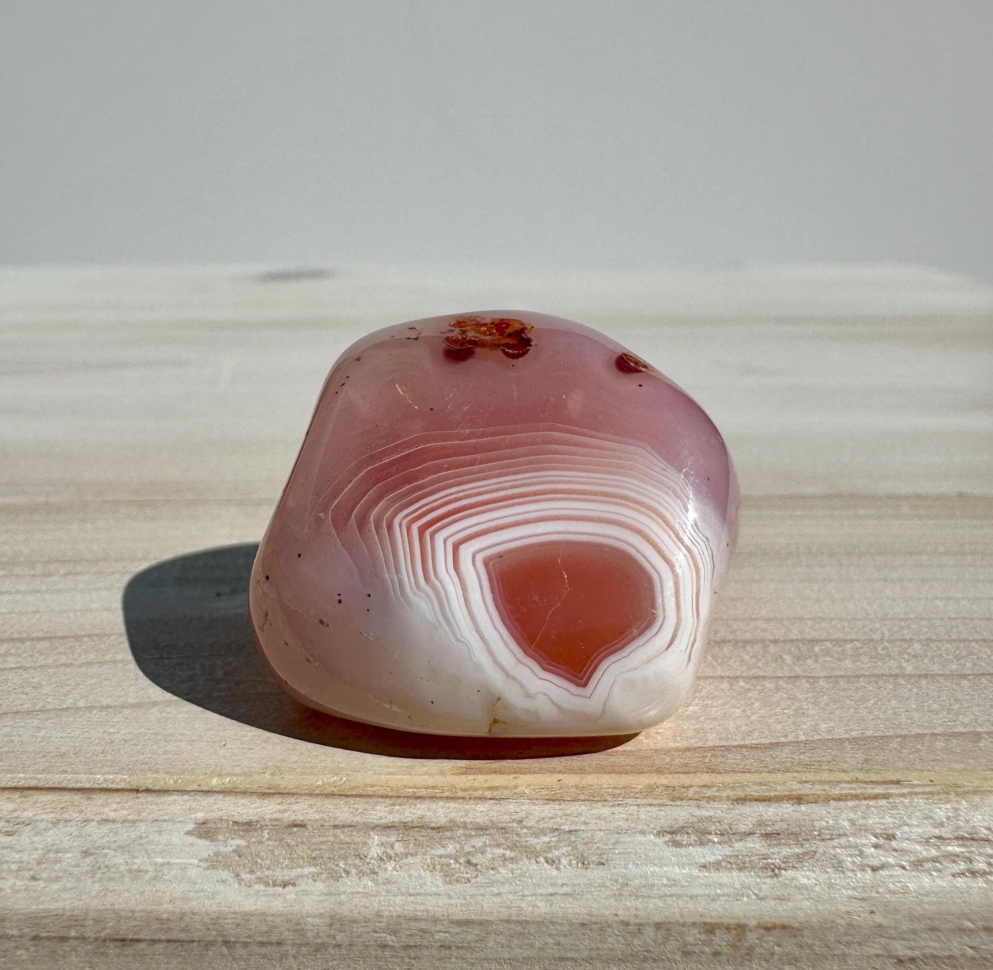 XL Apricot Agate Tumbled Stone
