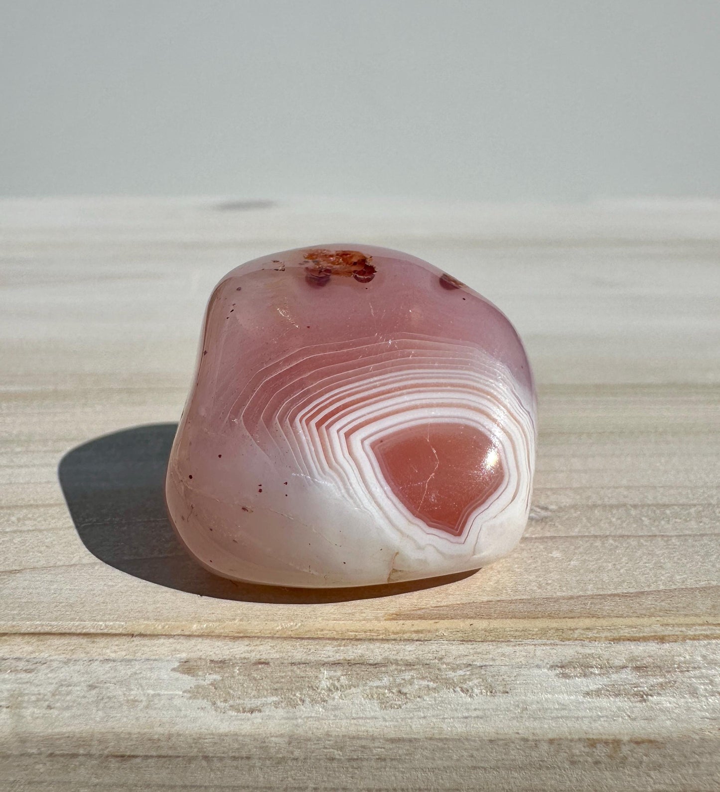 XL Apricot Agate Tumbled Stone