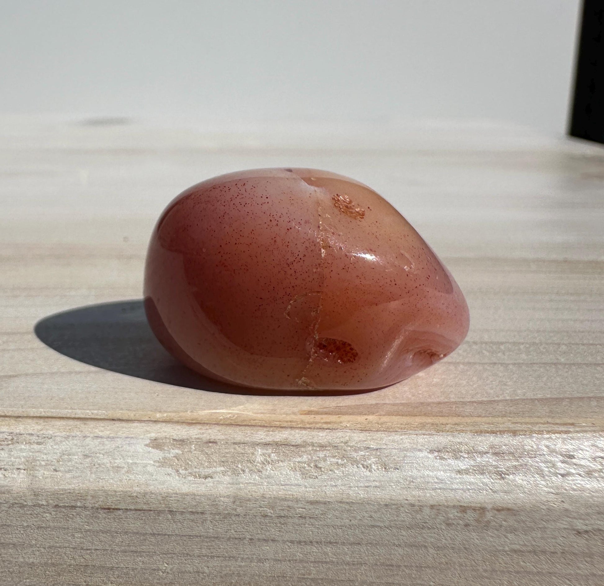 XL Apricot Agate Tumbled Stone