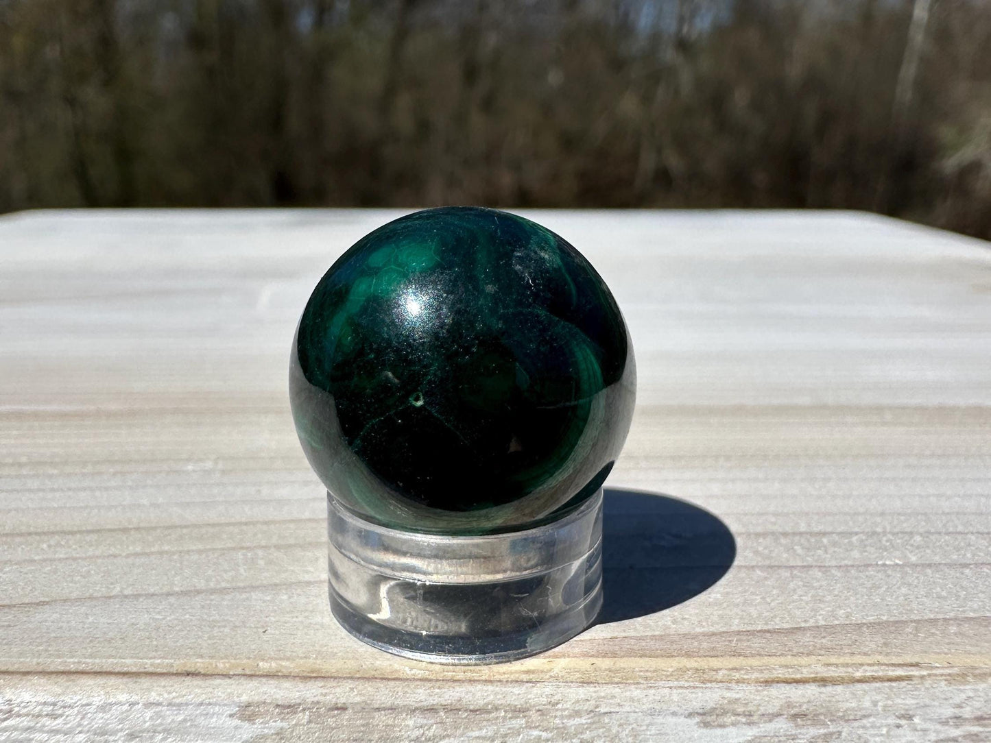20mm Small Malachite Sphere With Eye