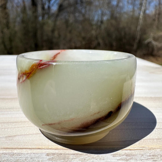 Small 2" Onyx Banded Dish | Crystal Bowl | Banded Onyx | Stone Dish