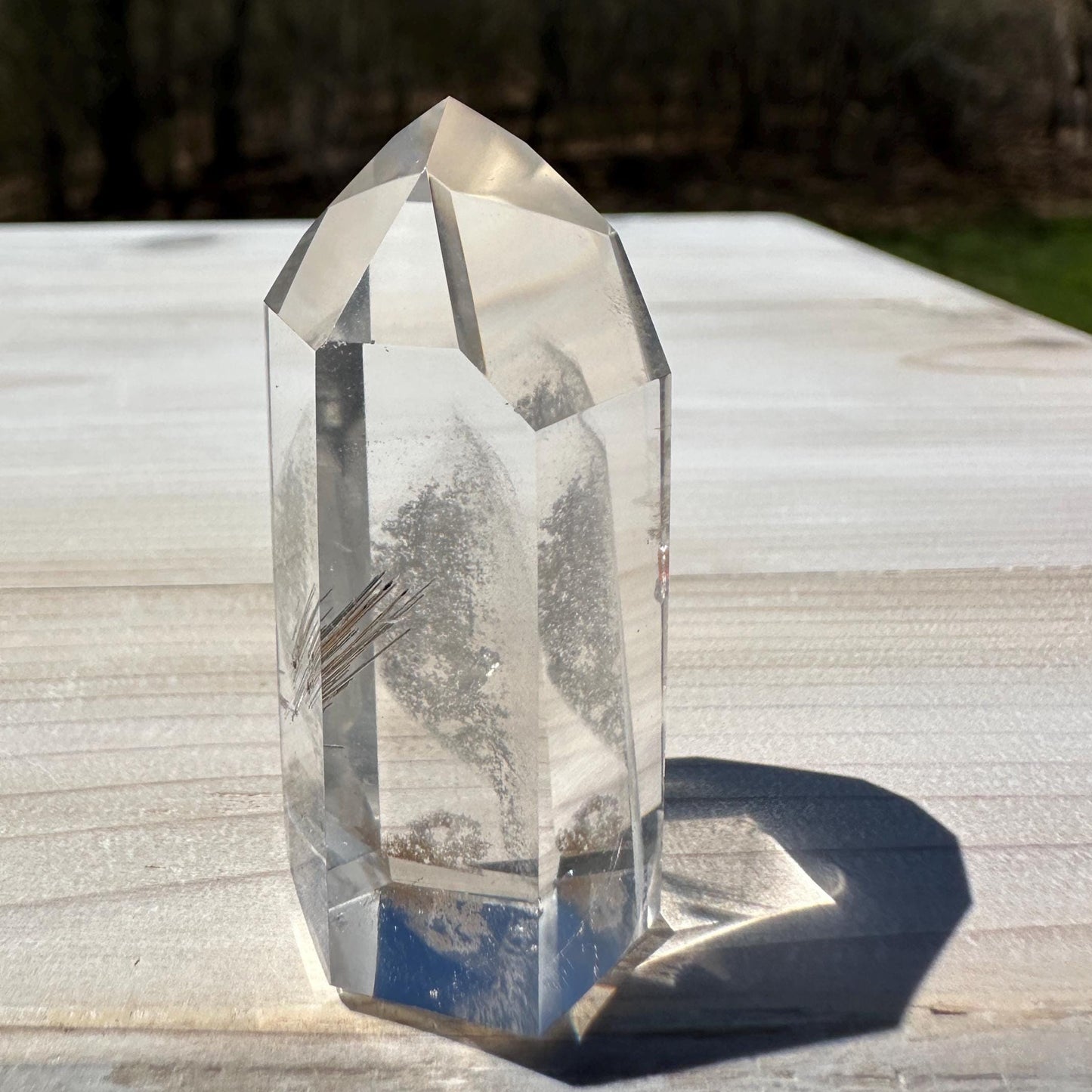 PHANTOM High Grade Lemurian Tower with Rutile | Rare Lemurian | Lemurian Point | Authentic Lemurian