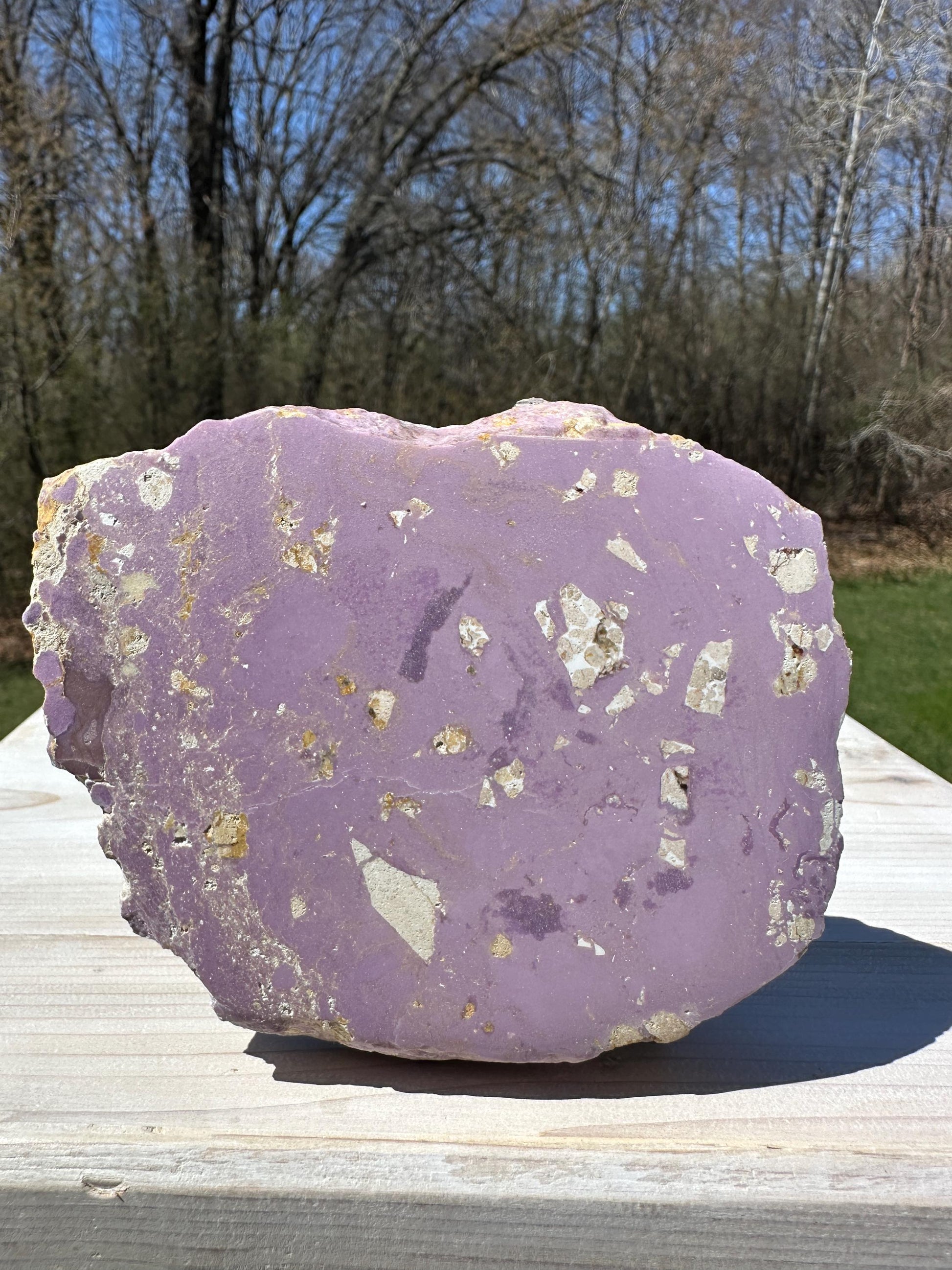 Gorgeous Natural Phosphosiderite Polished Slab from Peru