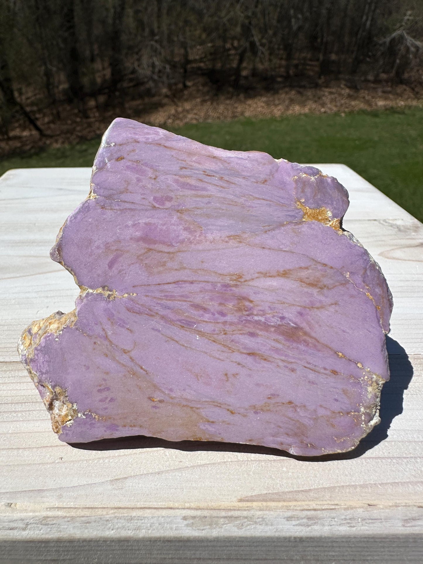 Gorgeous Natural Phosphosiderite Polished Slab from Peru