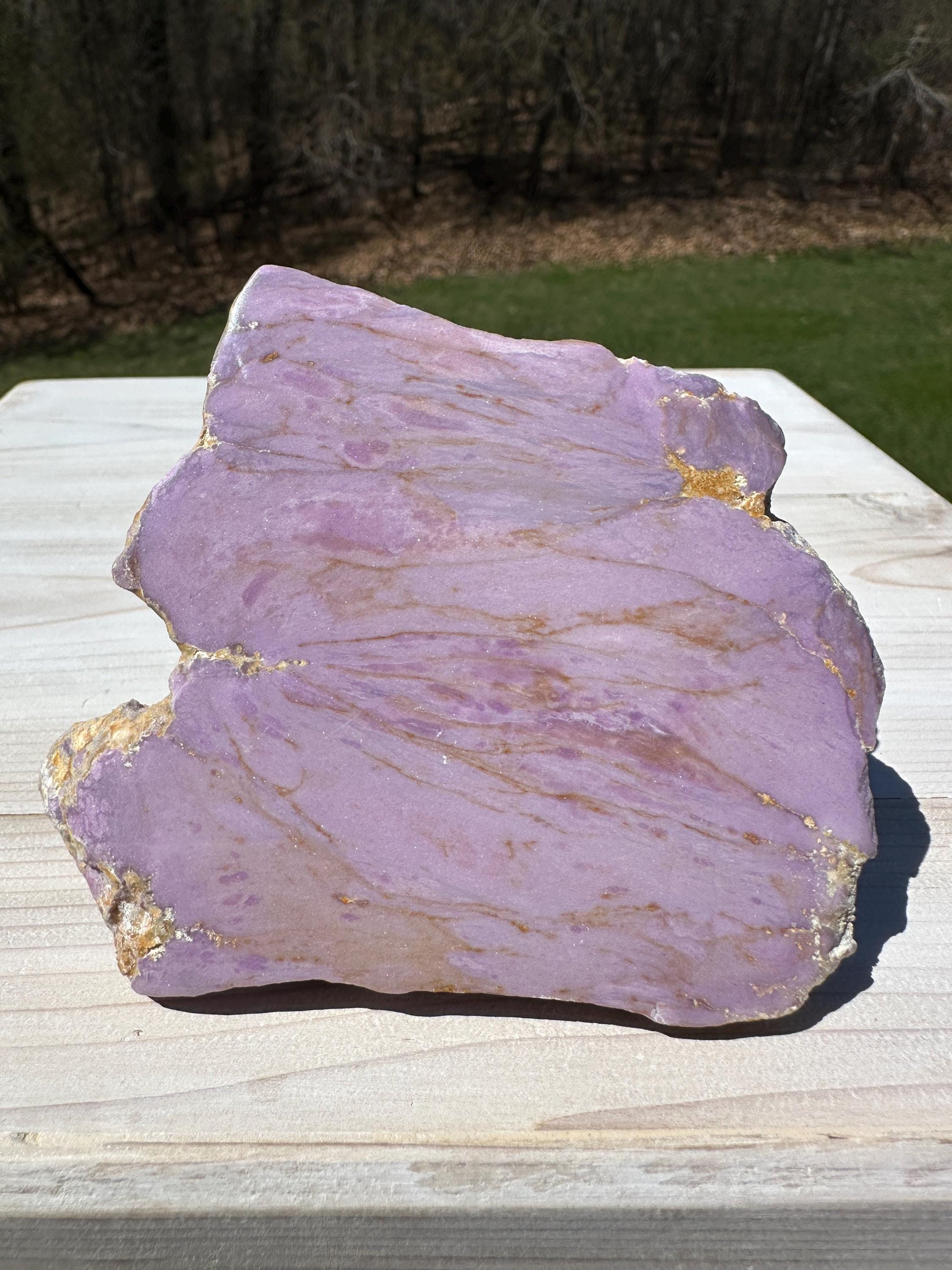 Gorgeous Natural Phosphosiderite Polished Slab from Peru