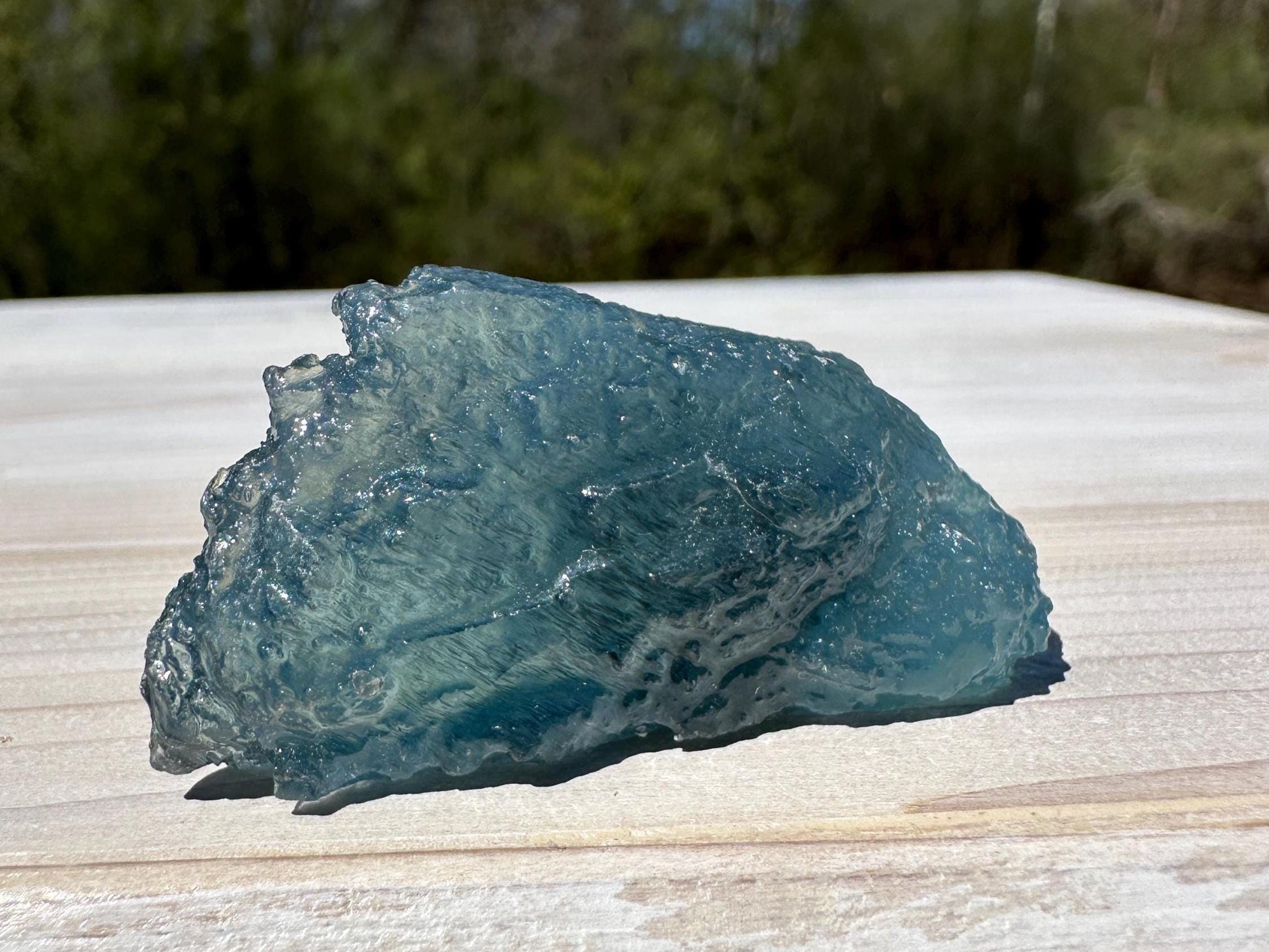 High Quality Semi Tumbled Double Blue Aquamarine from Mozambique Africa | Tucson Exclusive