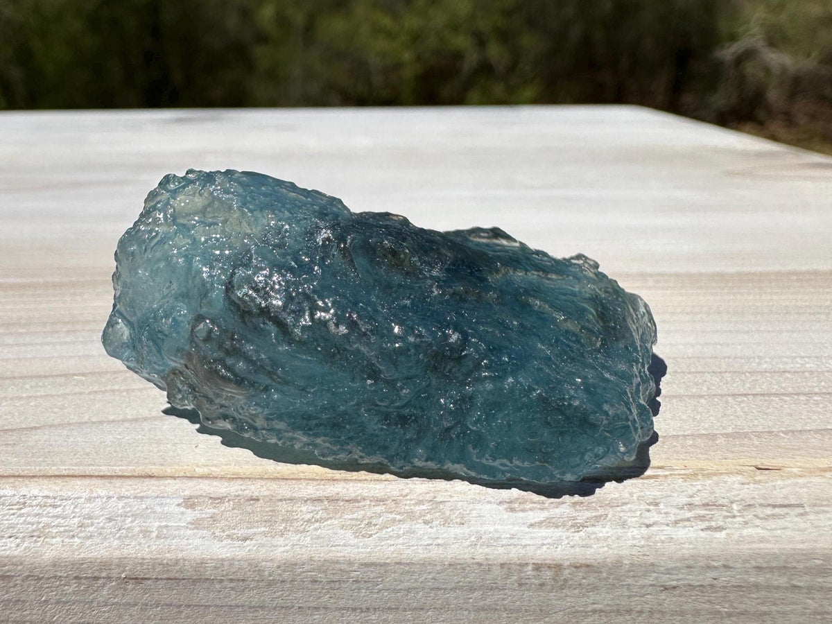 High Quality Semi Tumbled Double Blue Aquamarine from Mozambique Africa | Tucson Exclusive