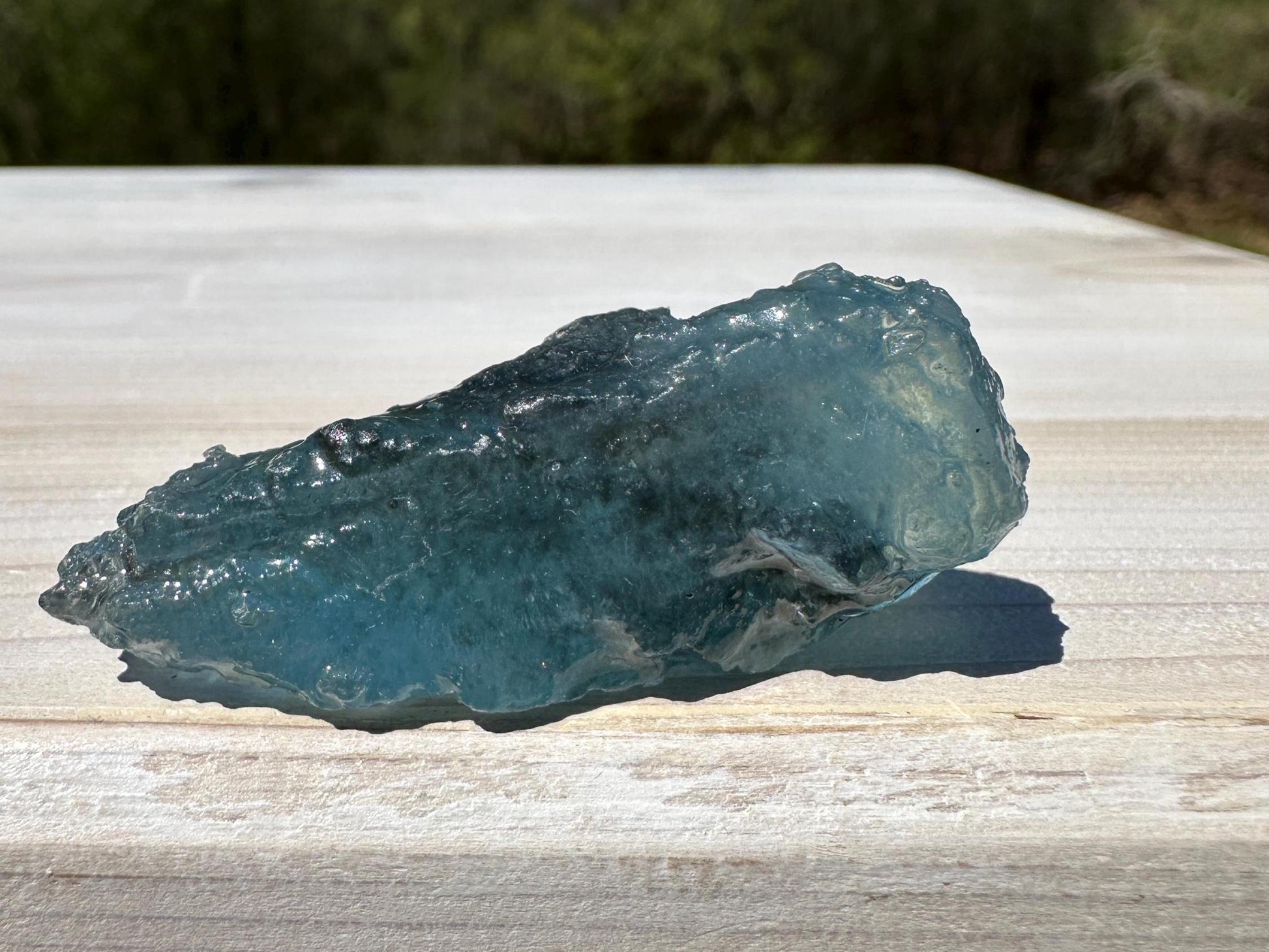 High Quality Semi Tumbled Double Blue Aquamarine from Mozambique Africa | Tucson Exclusive