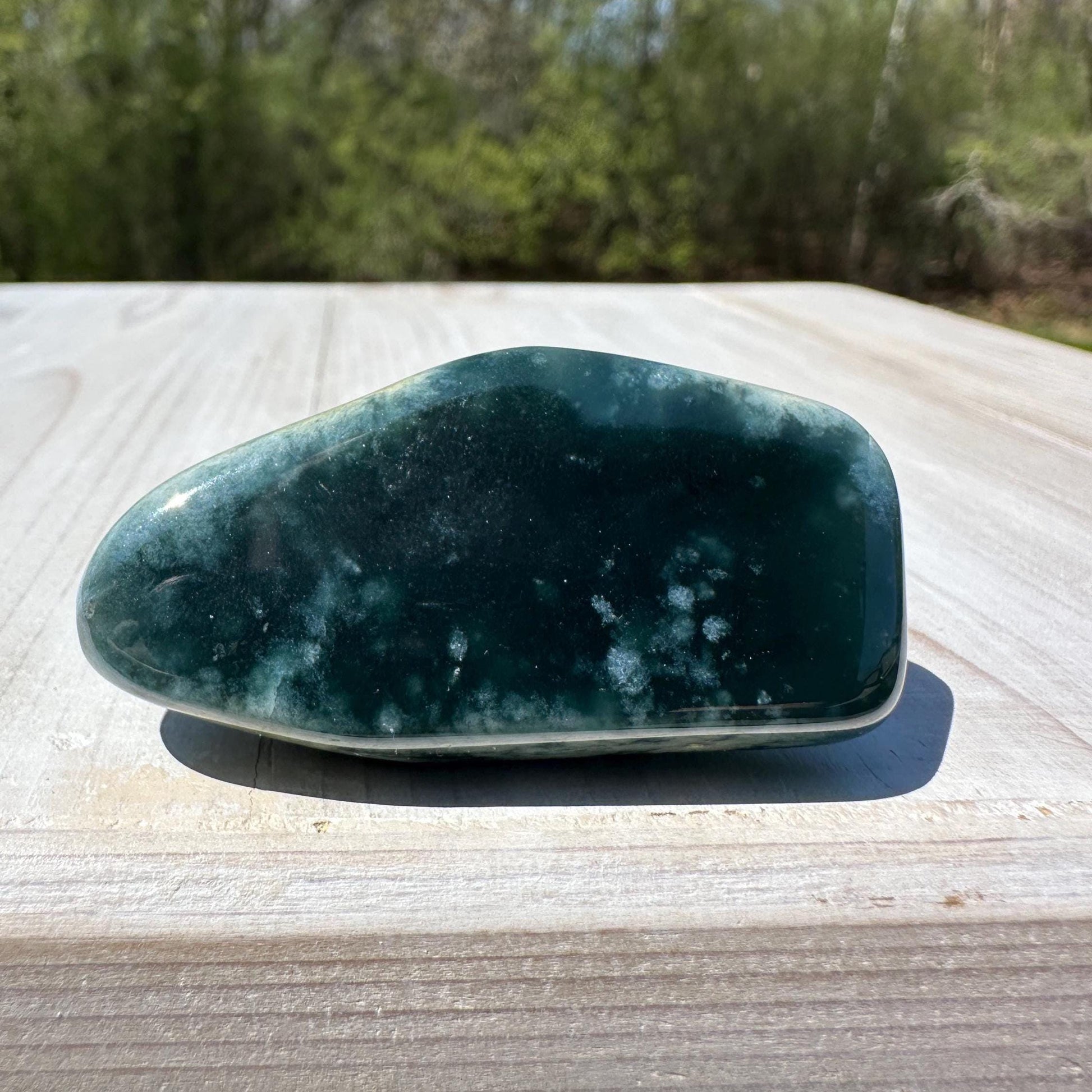 Polished Guatemalan Jadeite Freeform - #1