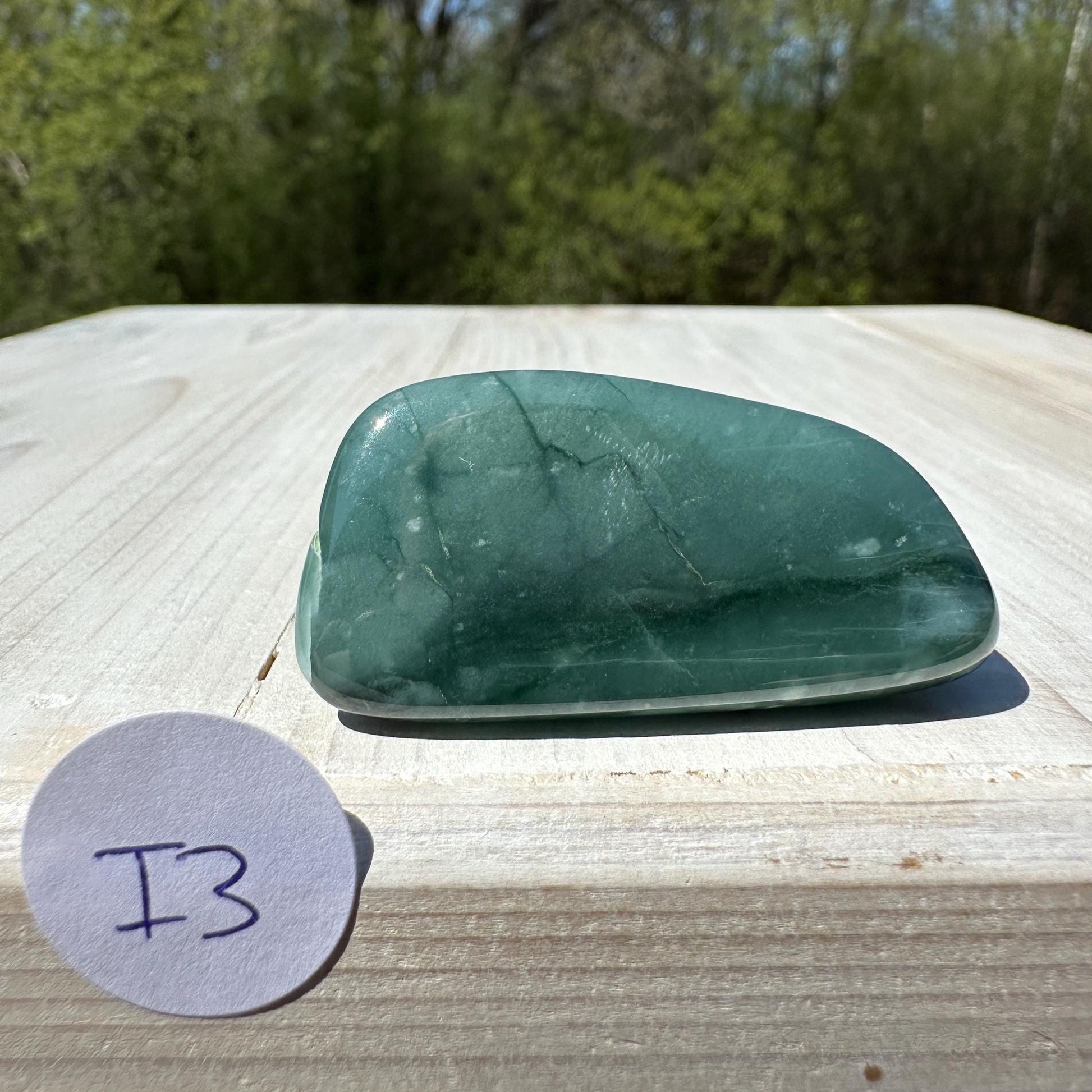 Polished Guatemalan Jadeite Freeform - #3
