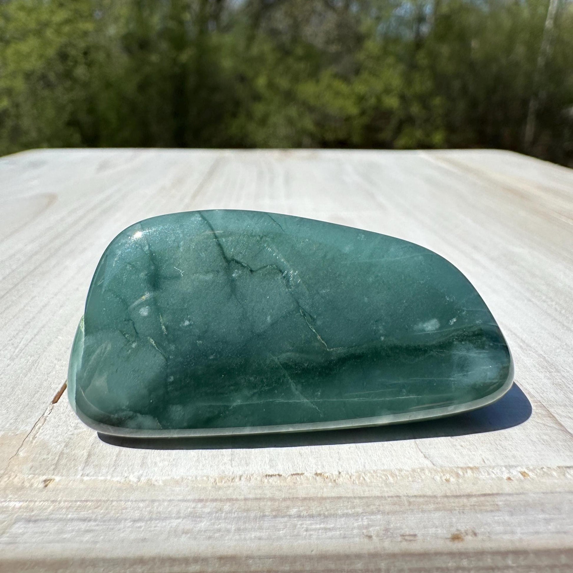 Polished Guatemalan Jadeite Freeform - #3